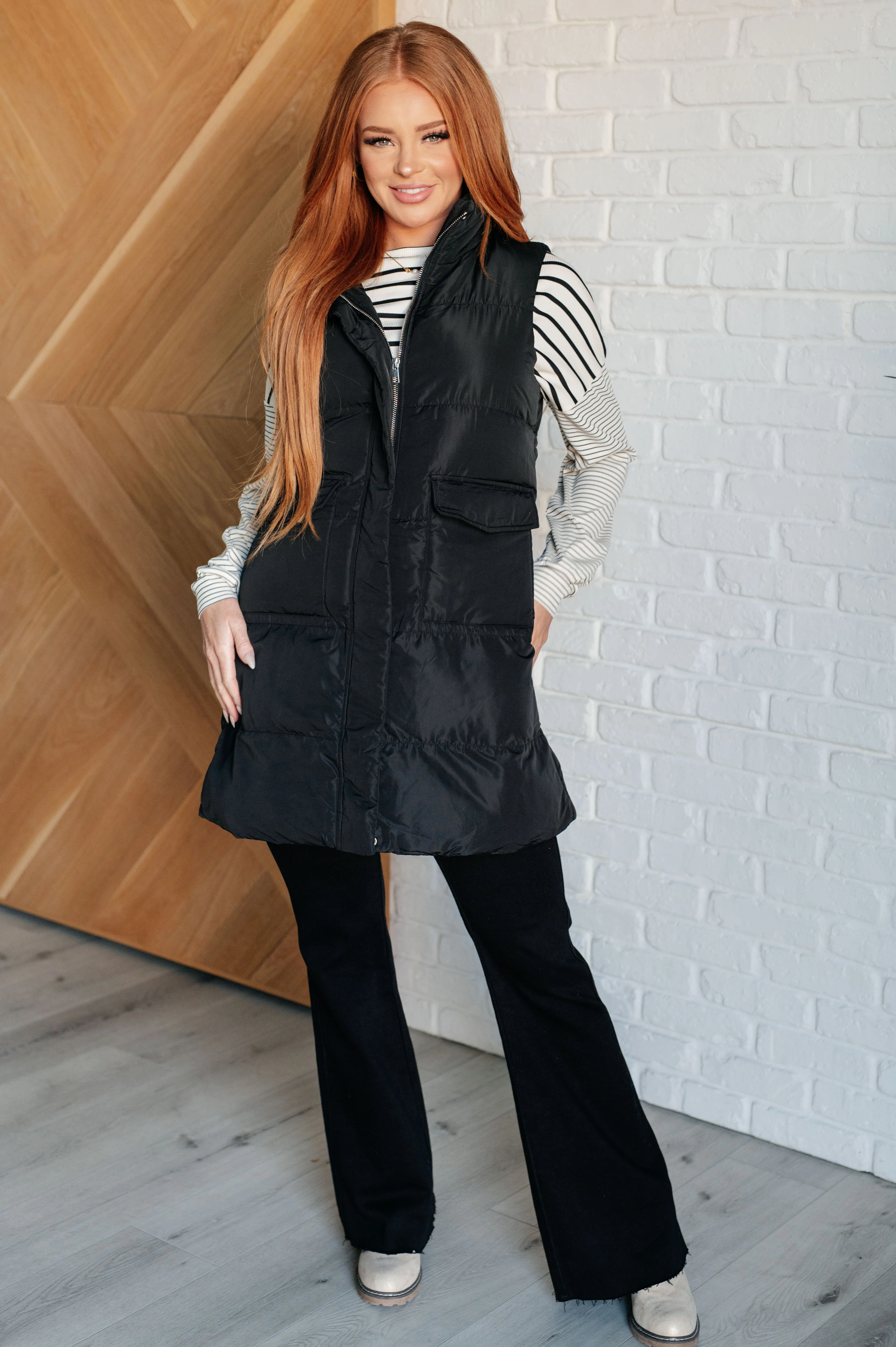 Cold and Calculated Longline Puffer Vest - 12/3/2024 - Image 3