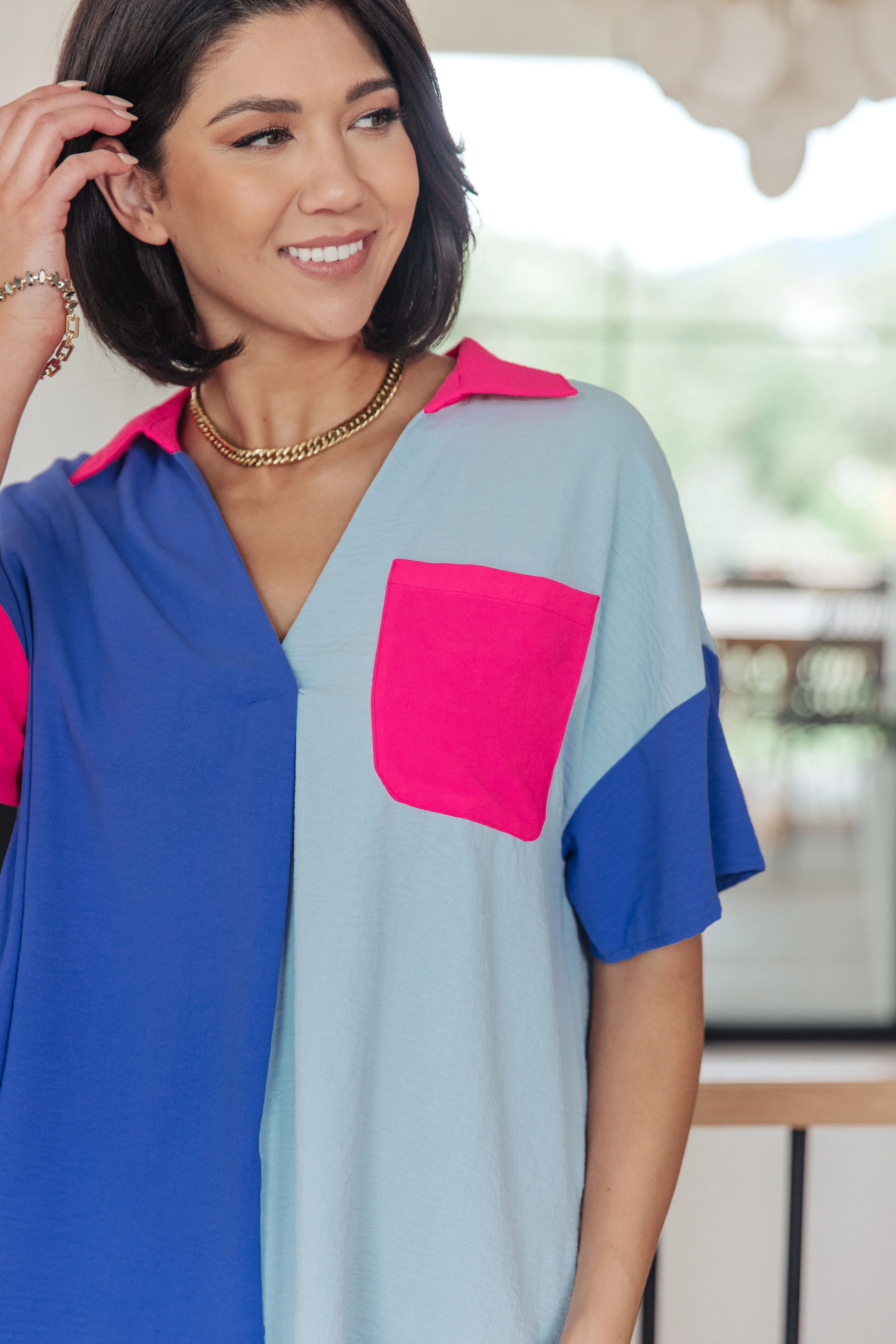 Color Me Cool Color Block Top - 5/29/2025 - Image 7