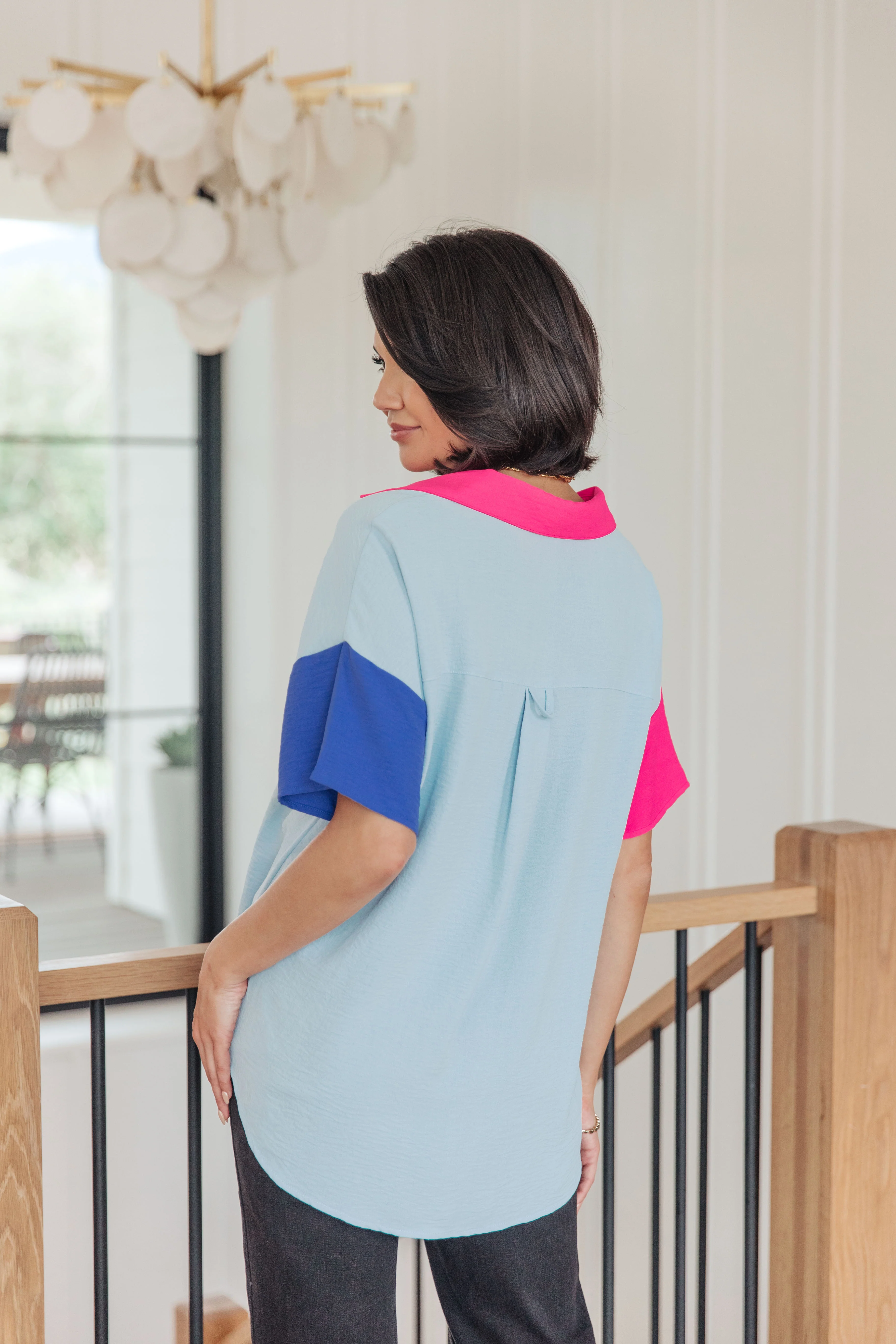 Color Me Cool Color Block Top - 5/29/2025 - Image 9