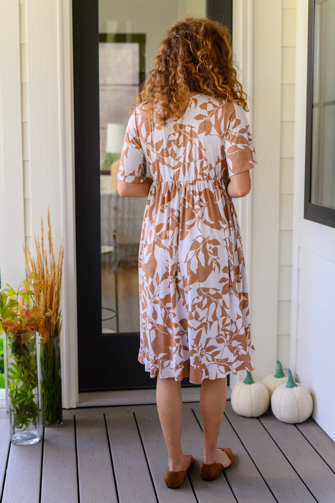 Conversation Starter Floral Faux Wrap Dress - 9/22/2023 - Image 6