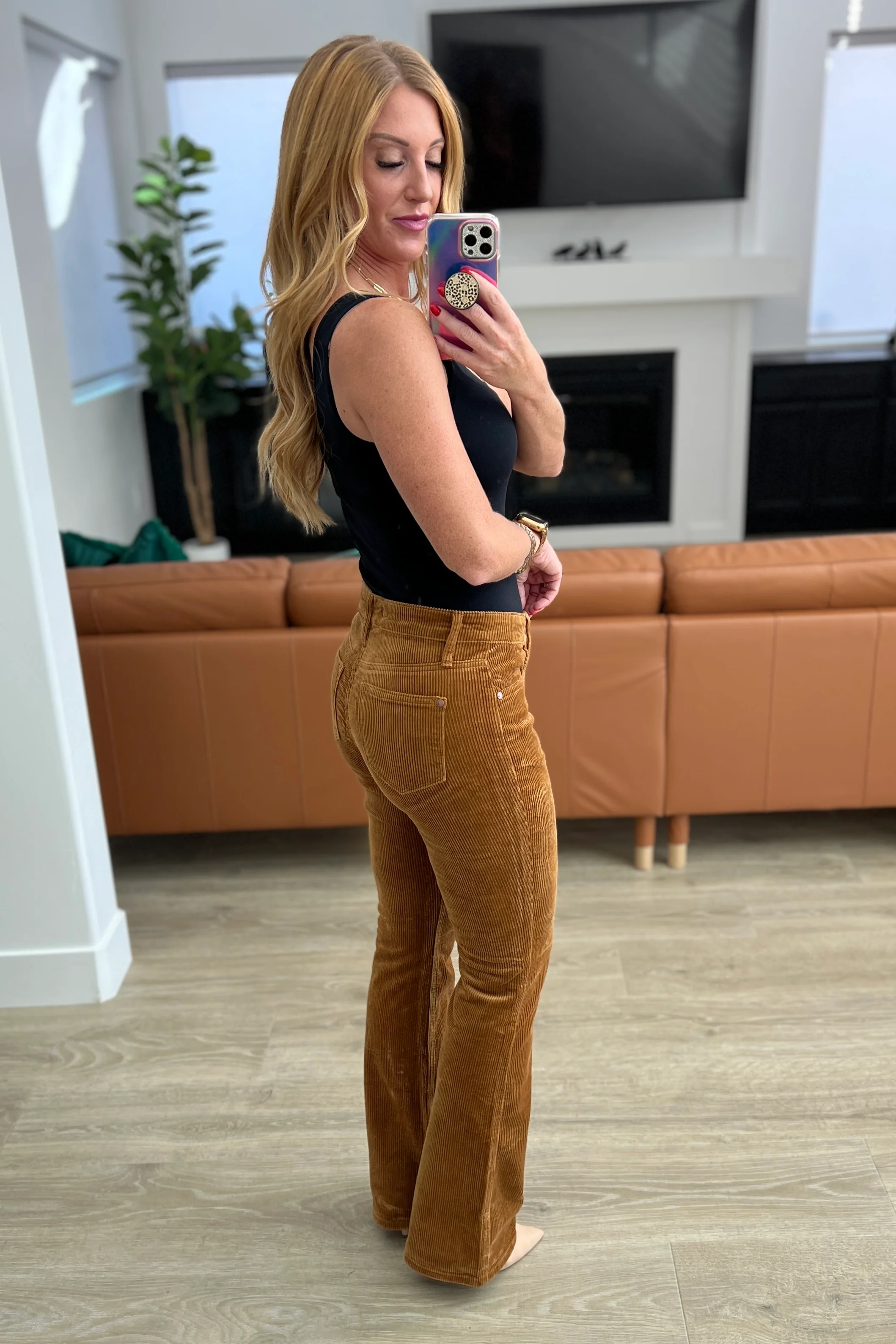 Cordelia Bootcut Corduroy Pants in Camel - 10/11/2023 - Image 12