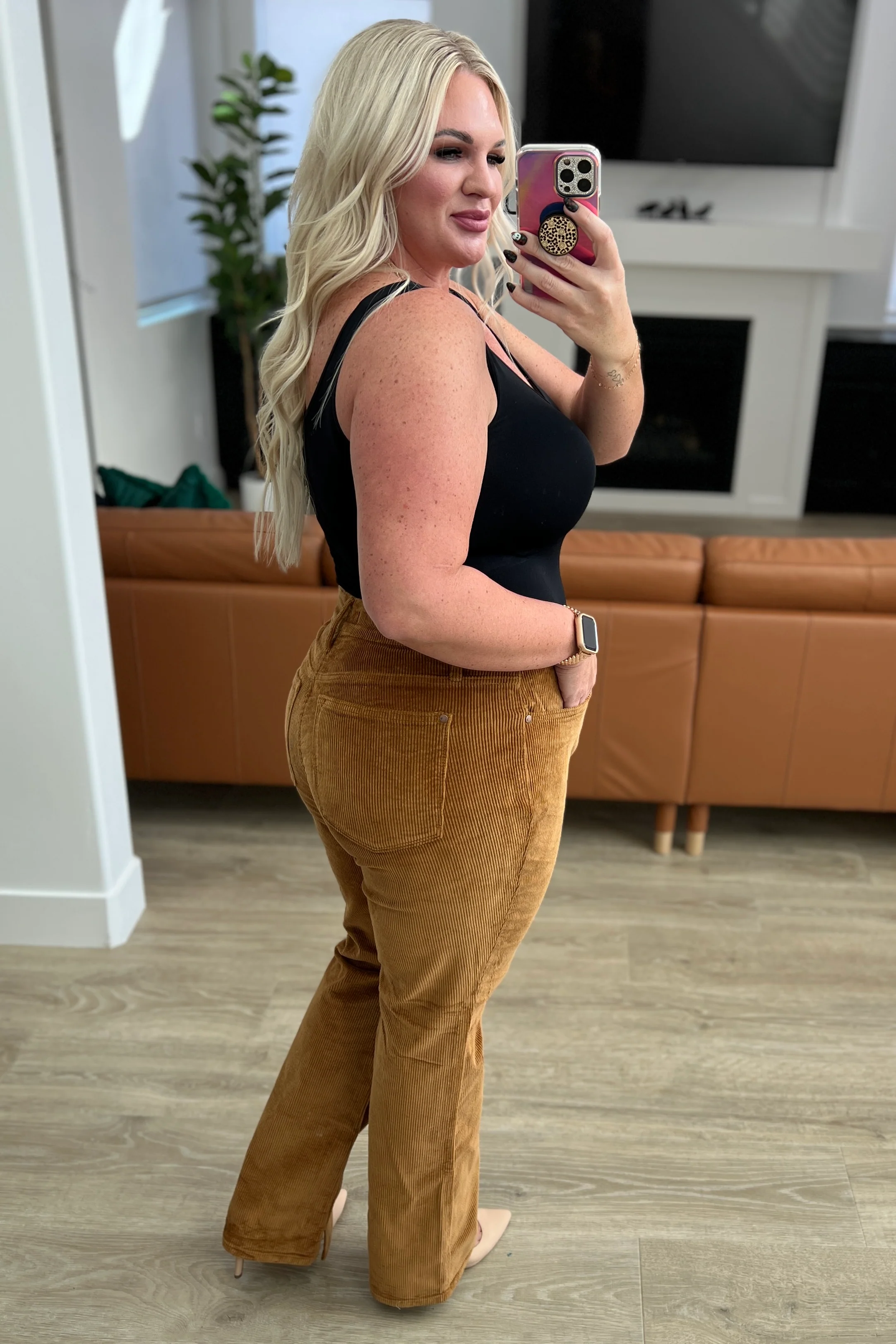 Cordelia Bootcut Corduroy Pants in Camel - 10/11/2023 - Image 14