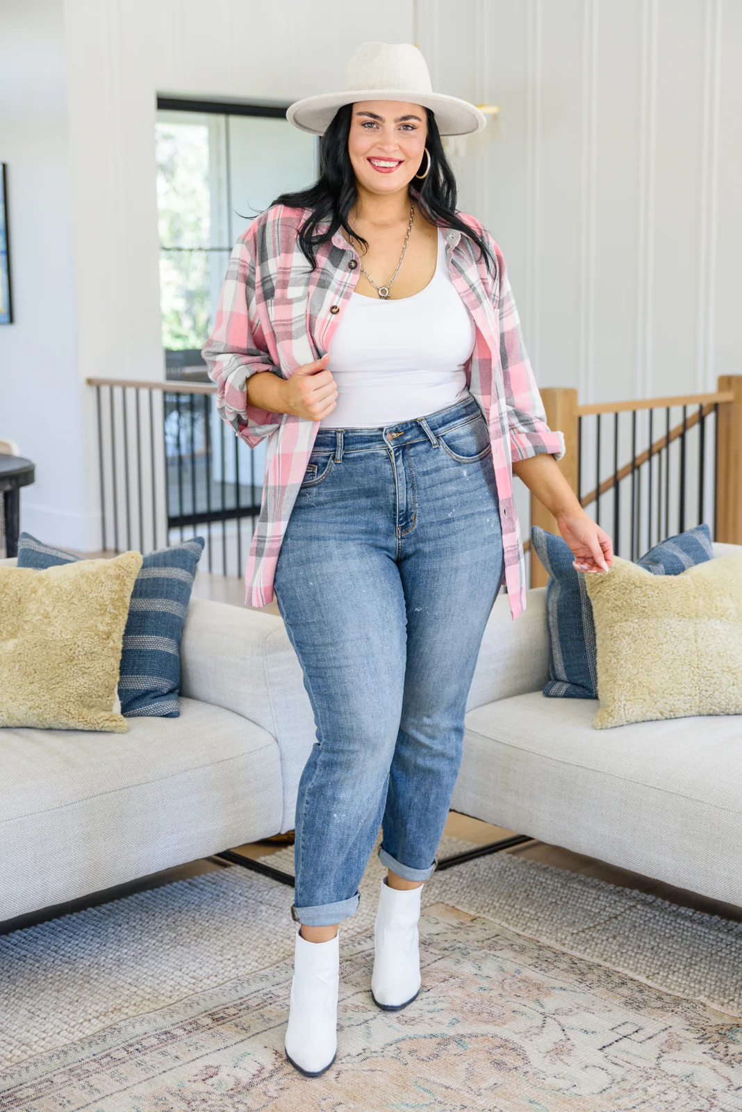 Corey Hi Rise Bleach Splash Boyfriend Jeans - 9/22/2022