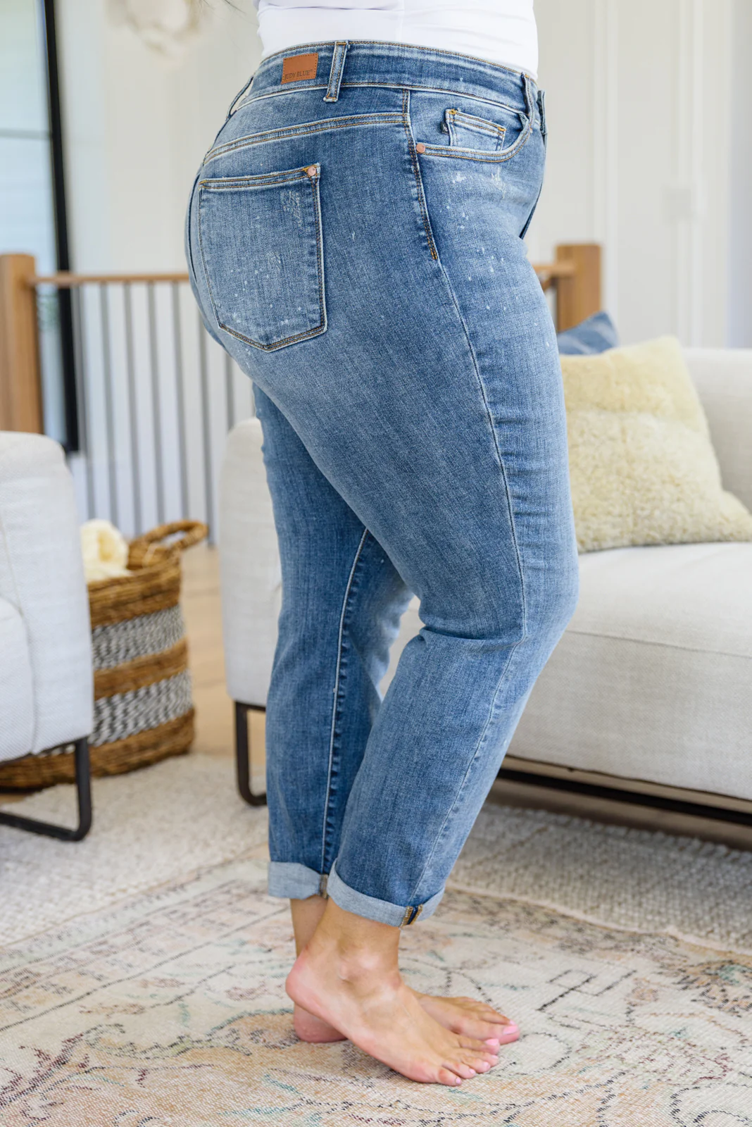 Corey Hi Rise Bleach Splash Boyfriend Jeans - 9/22/2022 - Image 10