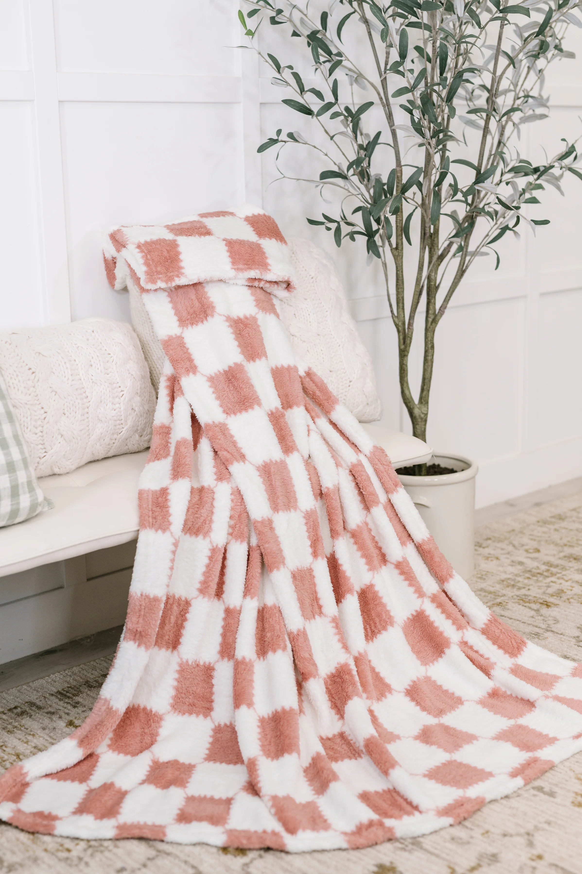 Cotton Candy Checks Blanket - 11/21/2025