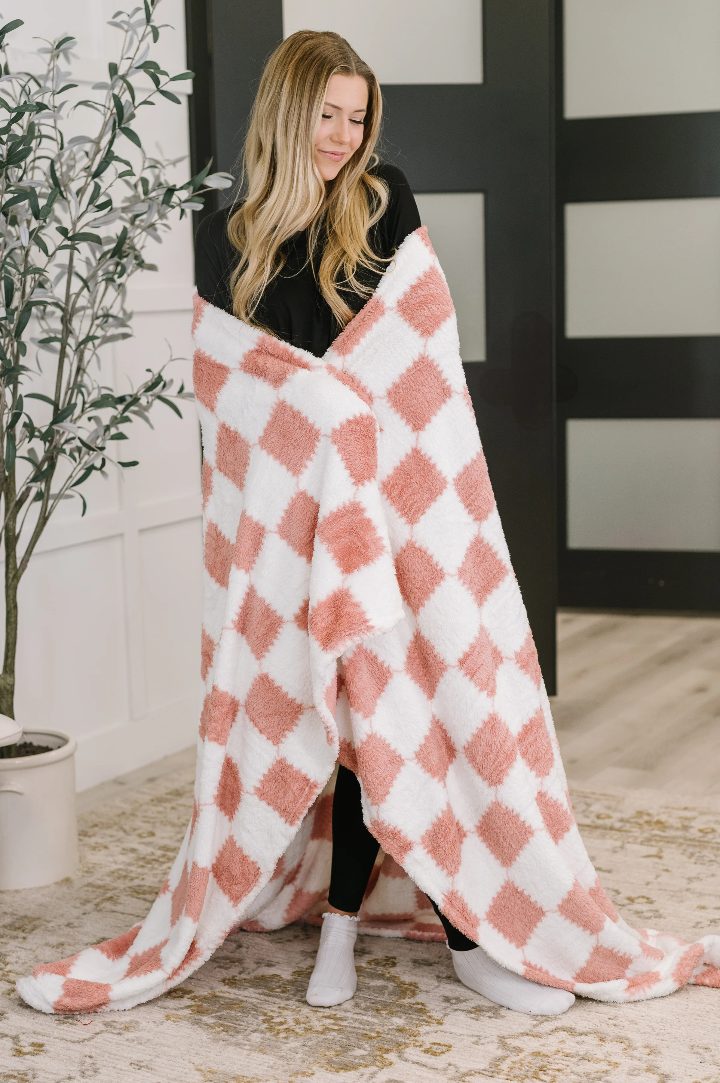 Cotton Candy Checks Blanket - 11/21/2025 - Image 2