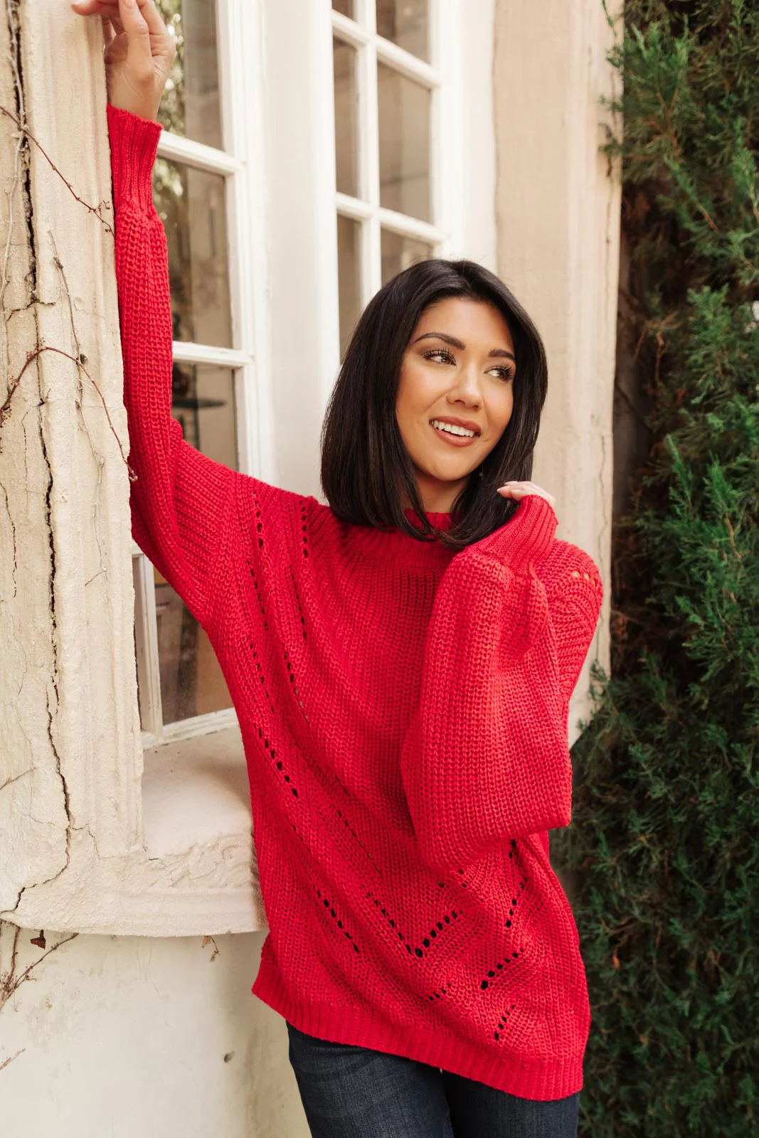Cozy Casual Sweater in Lipstick - 10/28/2021 - Image 21