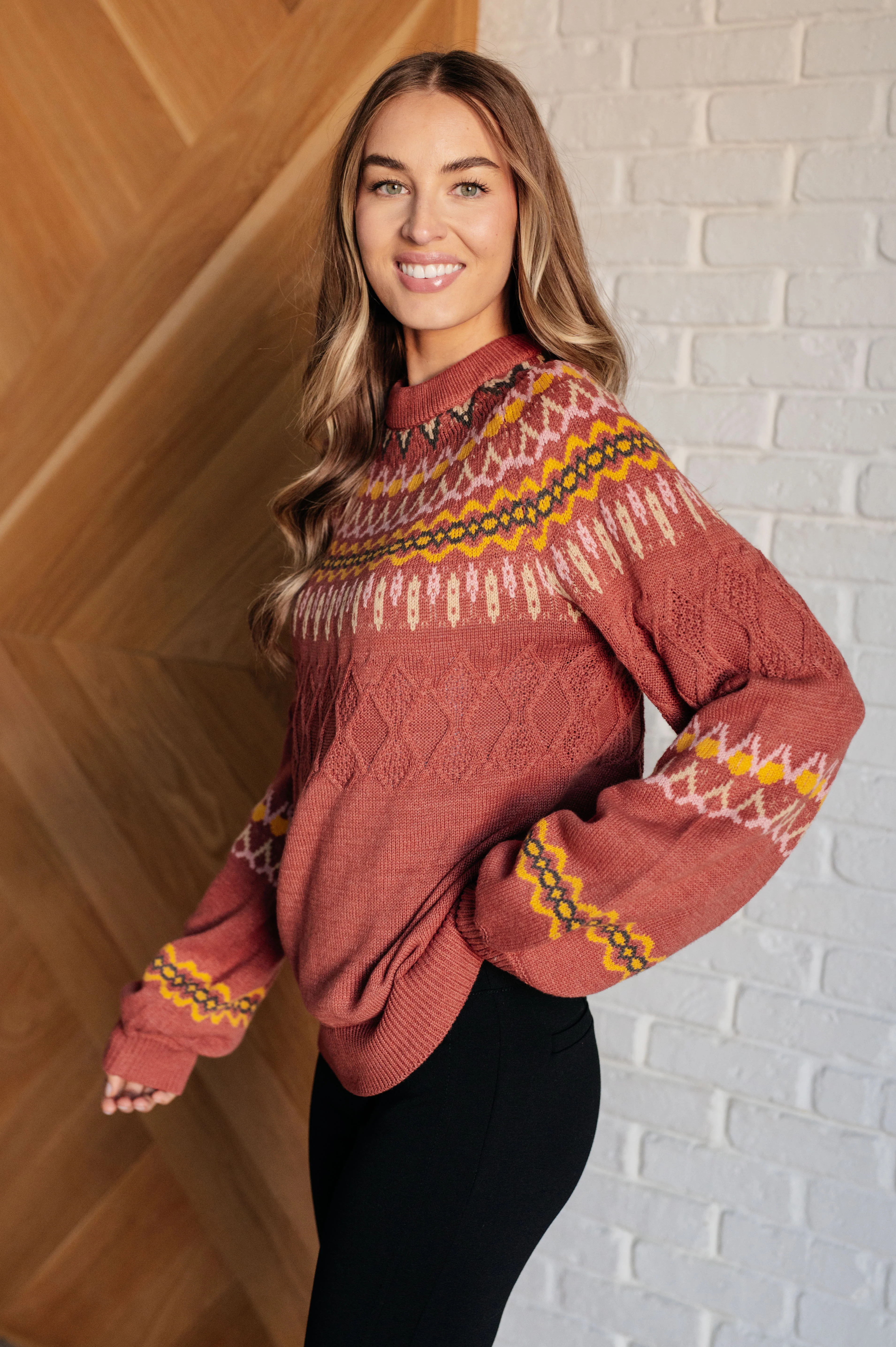 Cozy Chalet Fair Isle Sweater - 11/14/2024 - Image 5