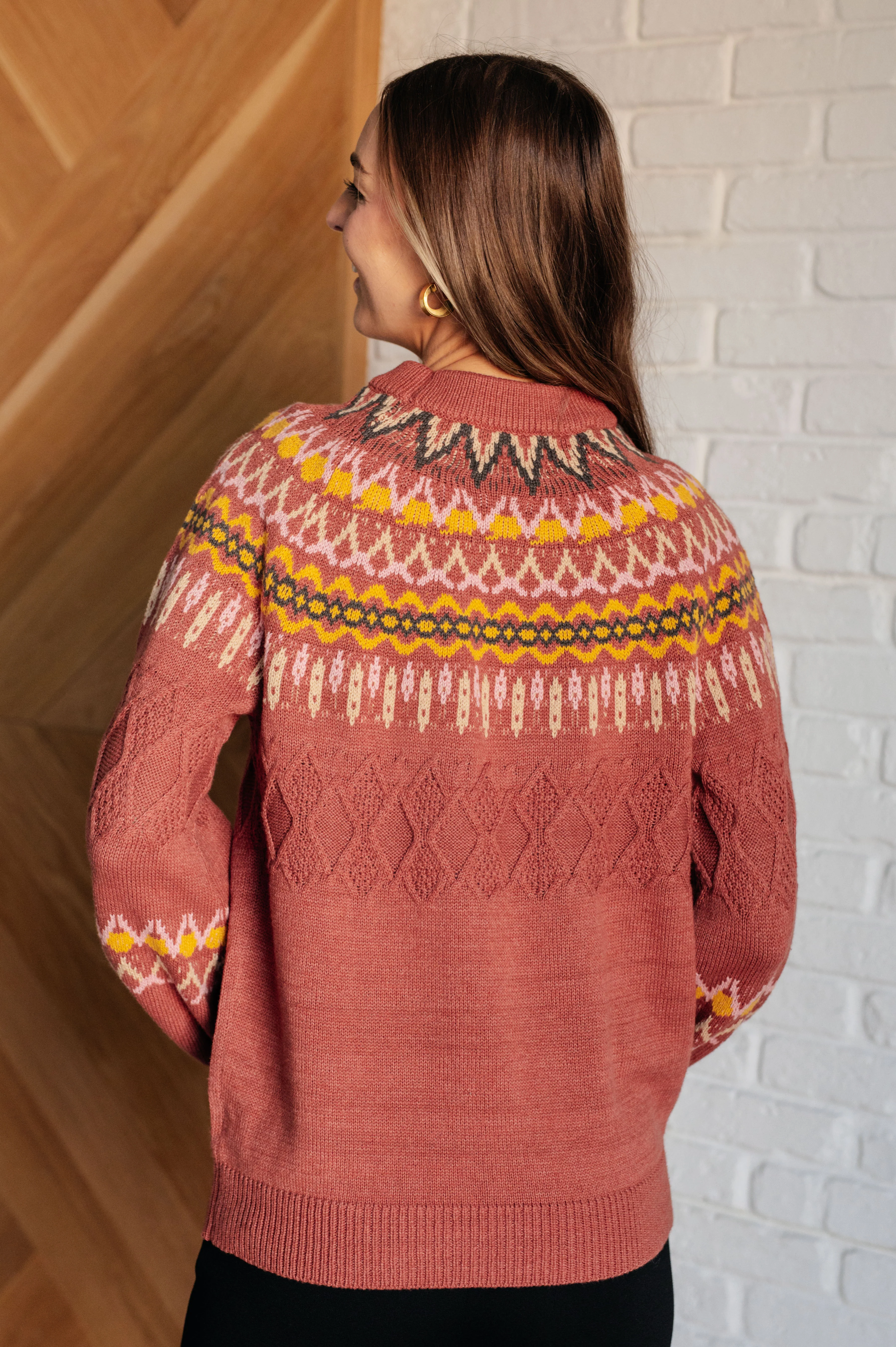 Cozy Chalet Fair Isle Sweater - 11/14/2024 - Image 7