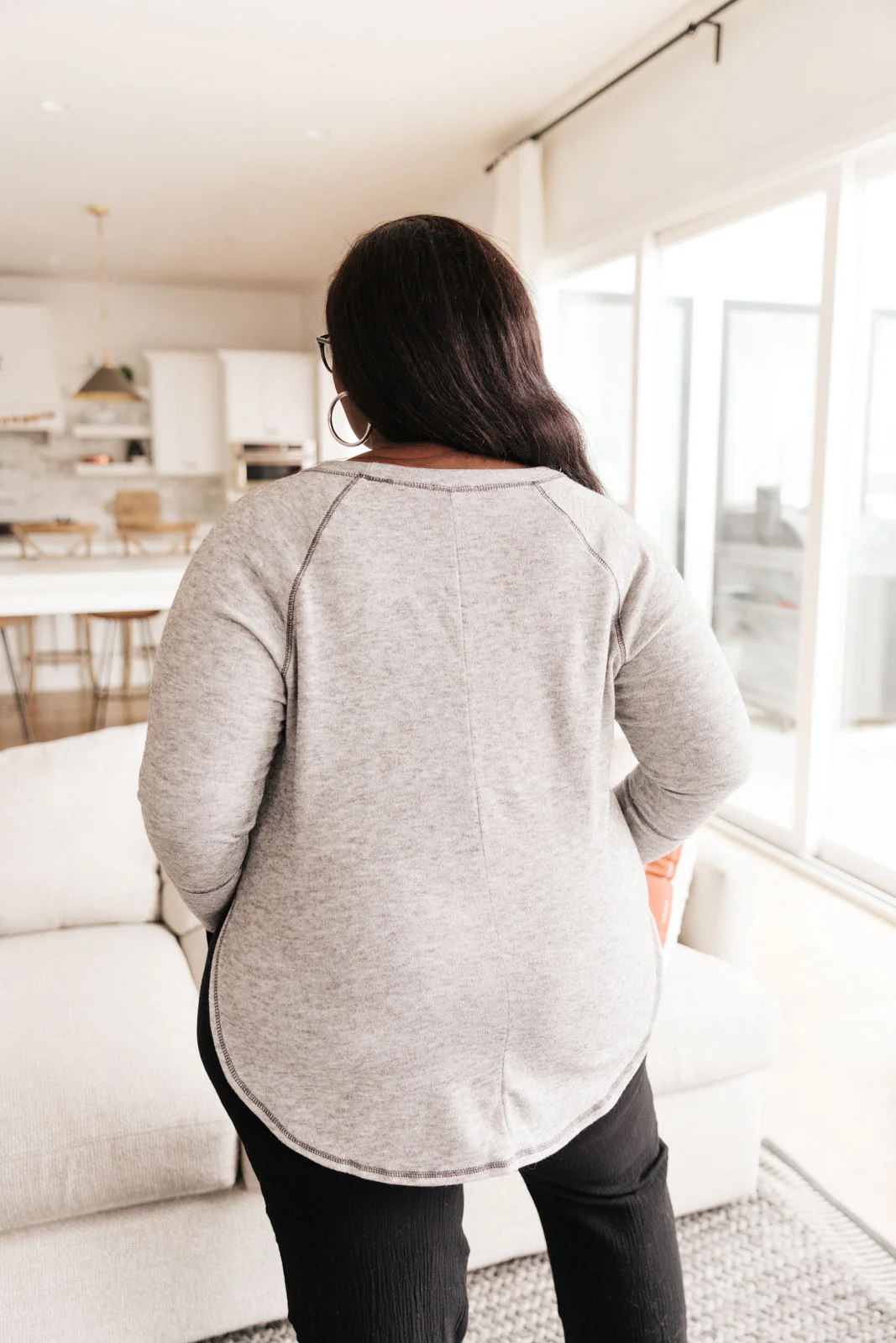 Cream Comfort Top In Heather Gray - 2/1/2022 - Image 9