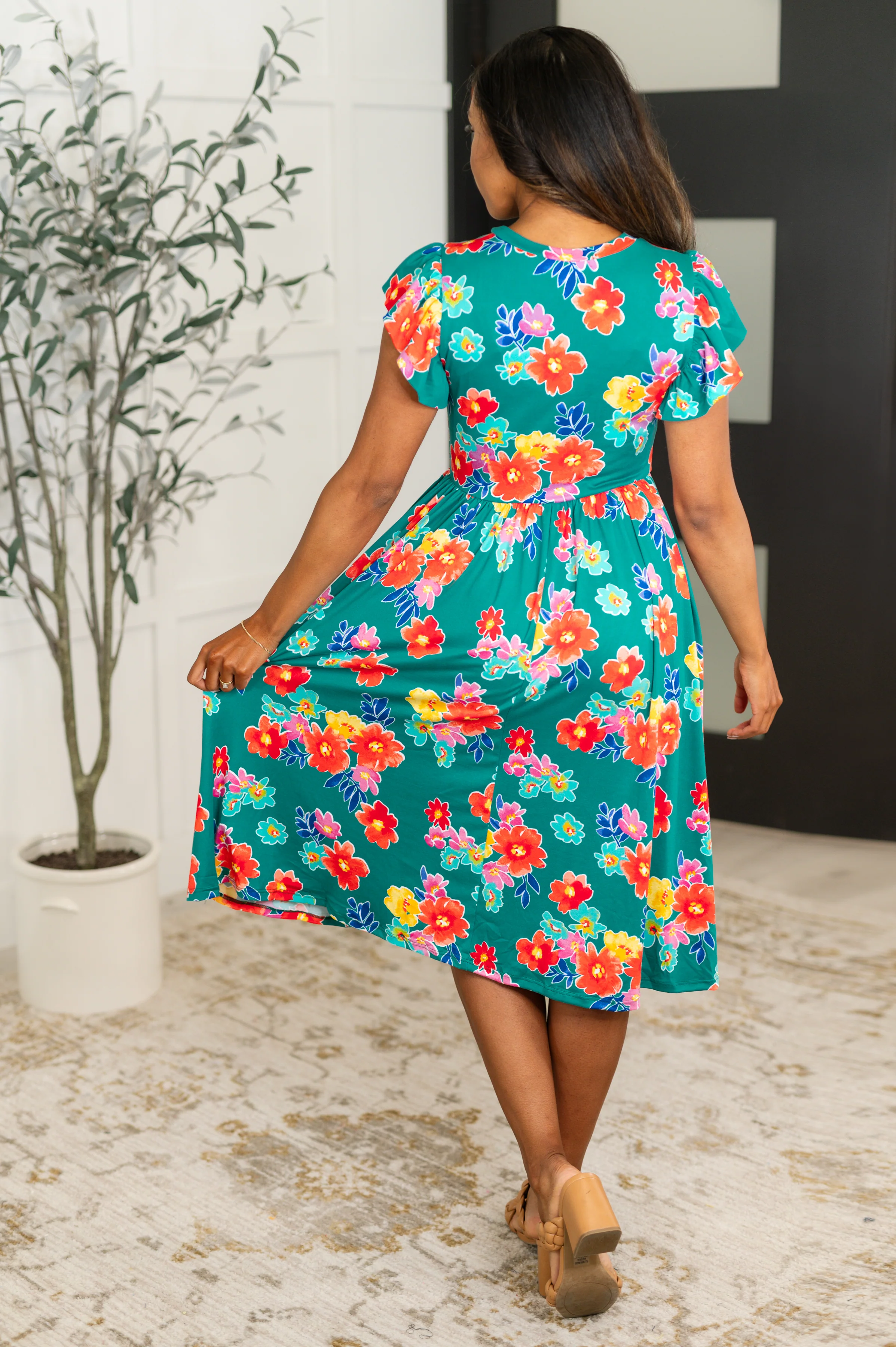 Daisy Me Rollin' Flutter Sleeve Dress - 5/20/2025 - Image 5