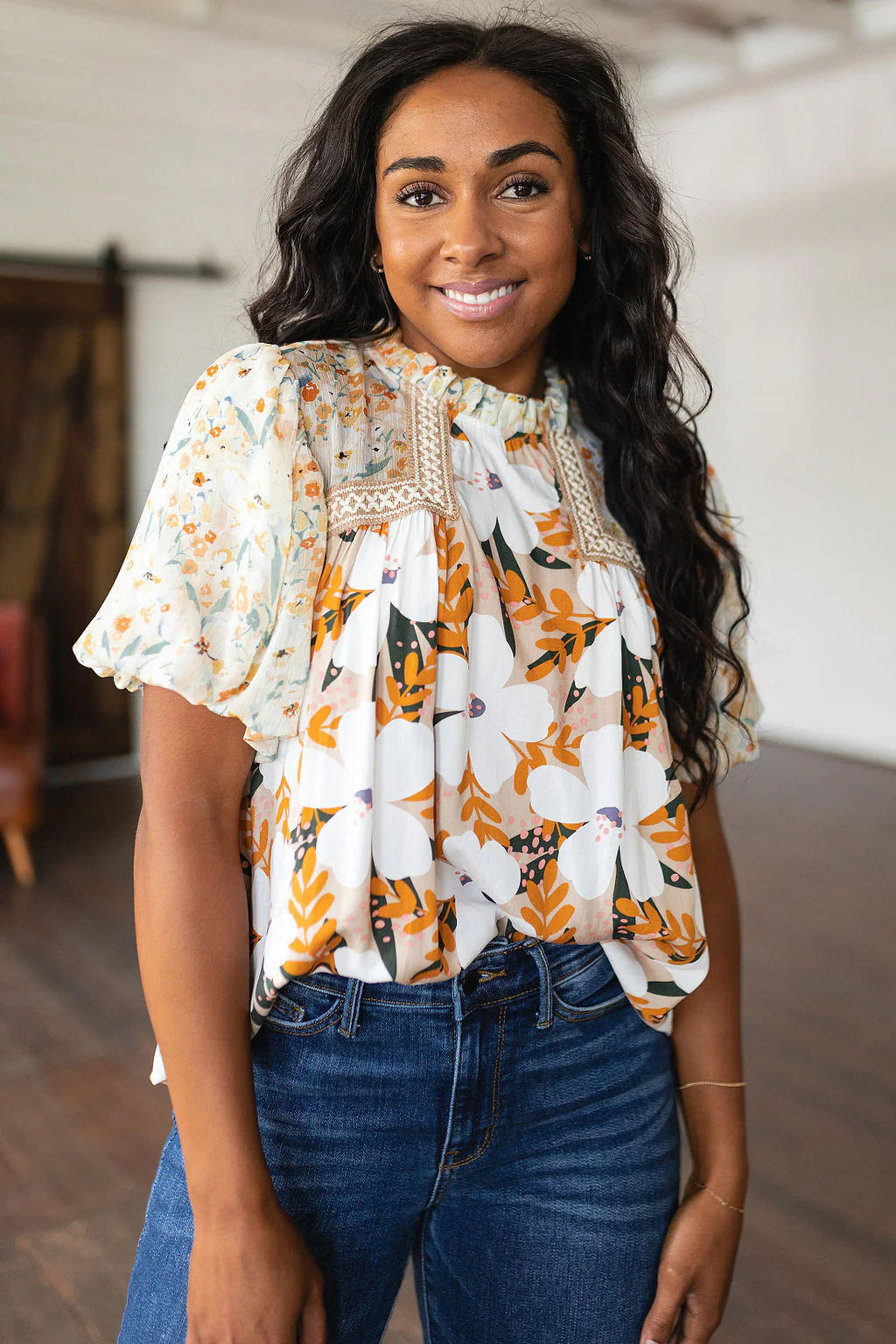 Daydreamer Mixed Floral Top - 7/13/2023 - Image 10