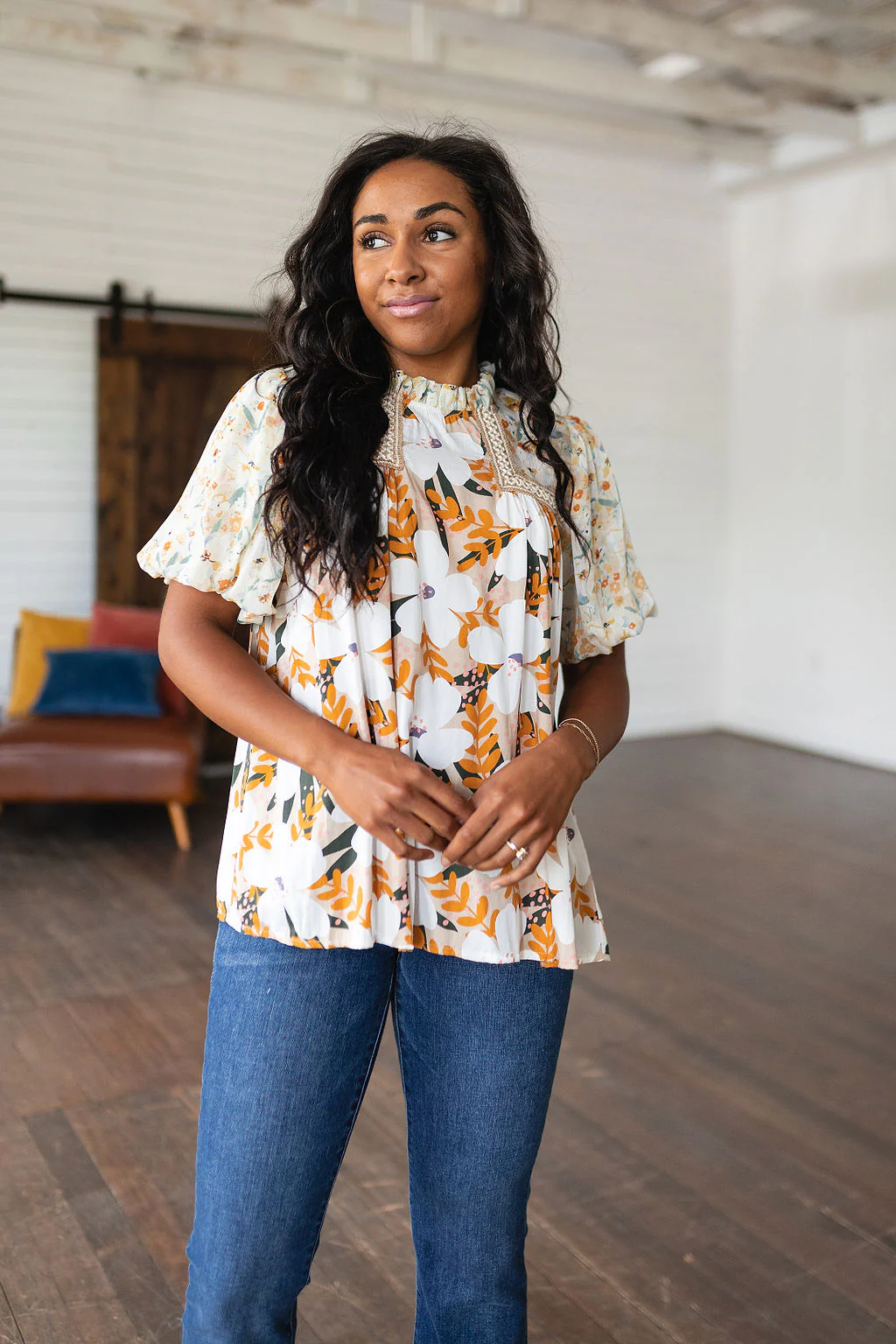Daydreamer Mixed Floral Top - 7/13/2023 - Image 12