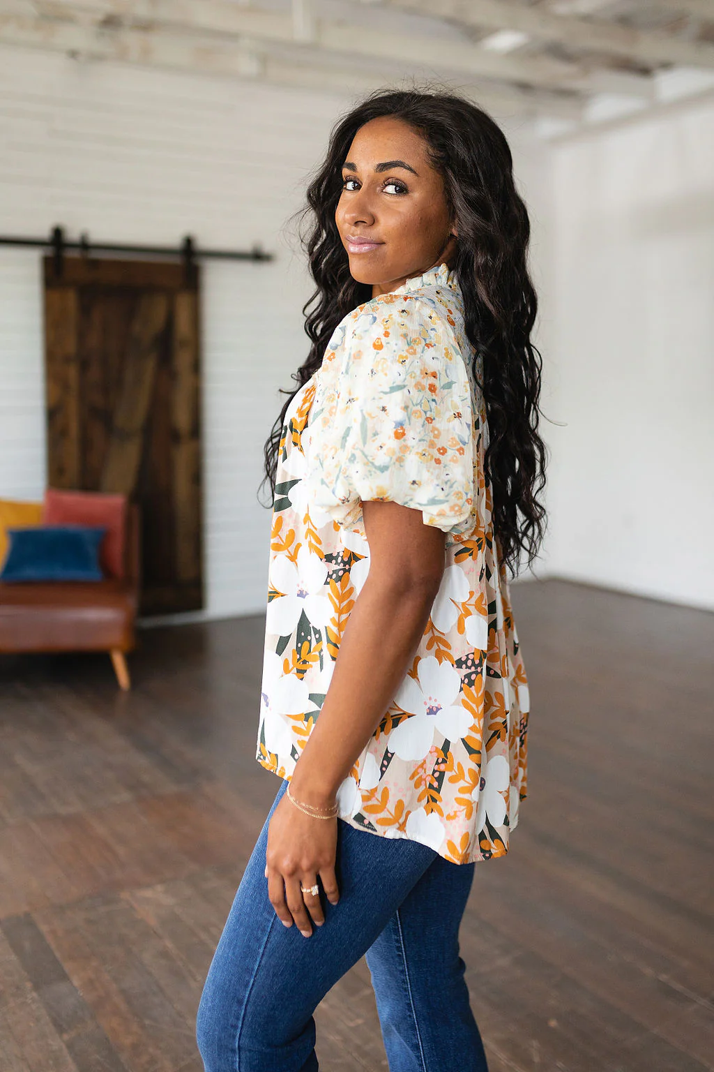 Daydreamer Mixed Floral Top - 7/13/2023 - Image 7