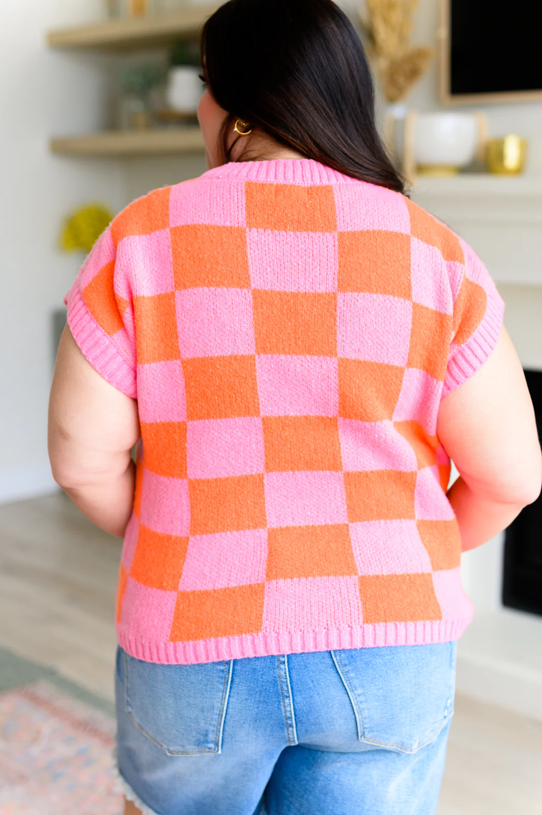 Dazzle Me Checkered Sequin Top - 4/11/2024 - Image 7