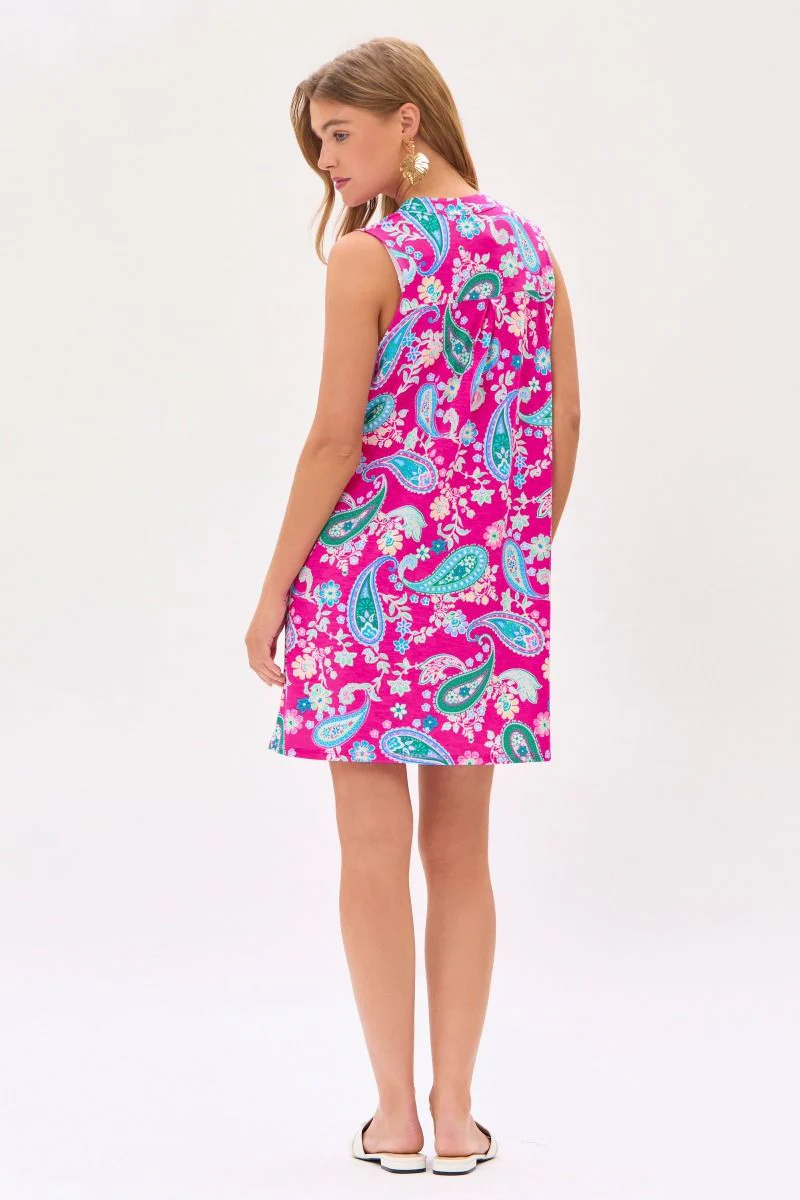 Dear Scarlett Lizzy Tank Dress in Hot Pink - Summer 25 Capsule - Image 3