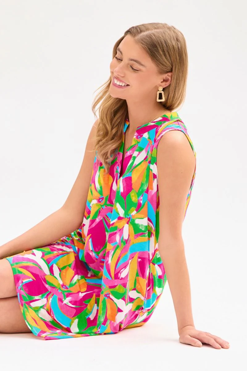 Dear Scarlett Lizzy Tank Dress in Multi - Summer 25 Capsule - Image 2