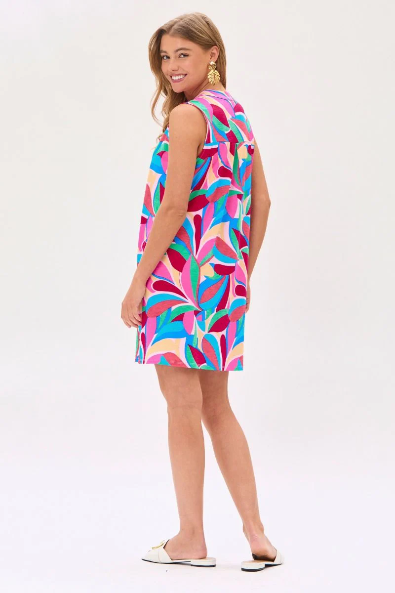 Dear Scarlett Lizzy Tank Dress in RoyalMulti - Summer 25 Capsule - Image 2
