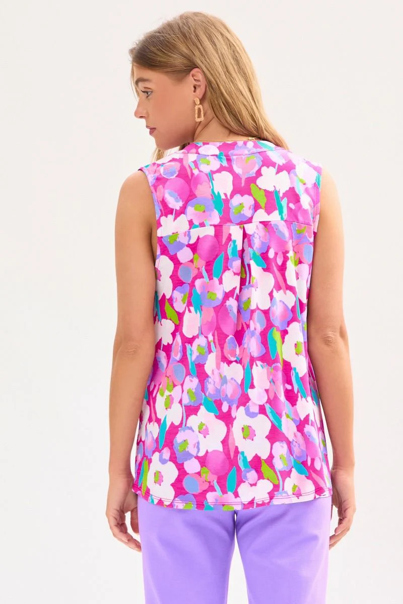 Dear Scarlett Lizzy Tank Top in Magenta - Summer 25 Capsule - Image 3