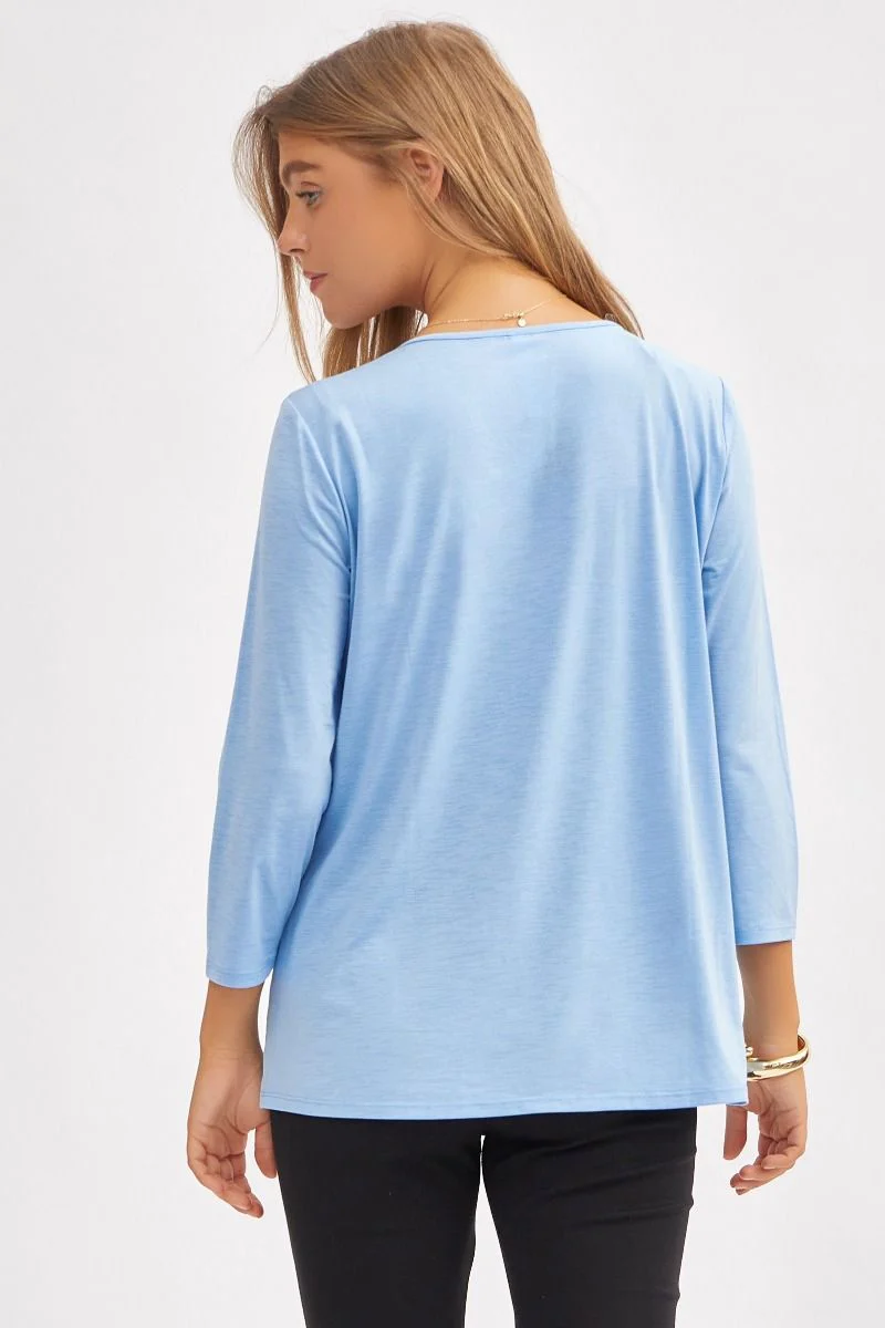 Dear Scarlett Signature Classic V-Neck Top - Summer 25 Capsule - Image 5