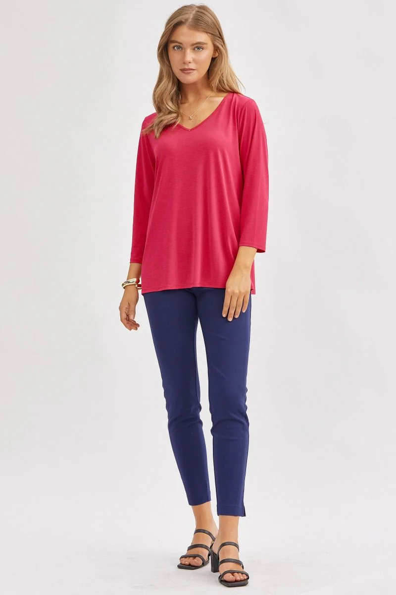 Dear Scarlett Signature Classic V-Neck Top - Summer 25 Capsule - Image 7