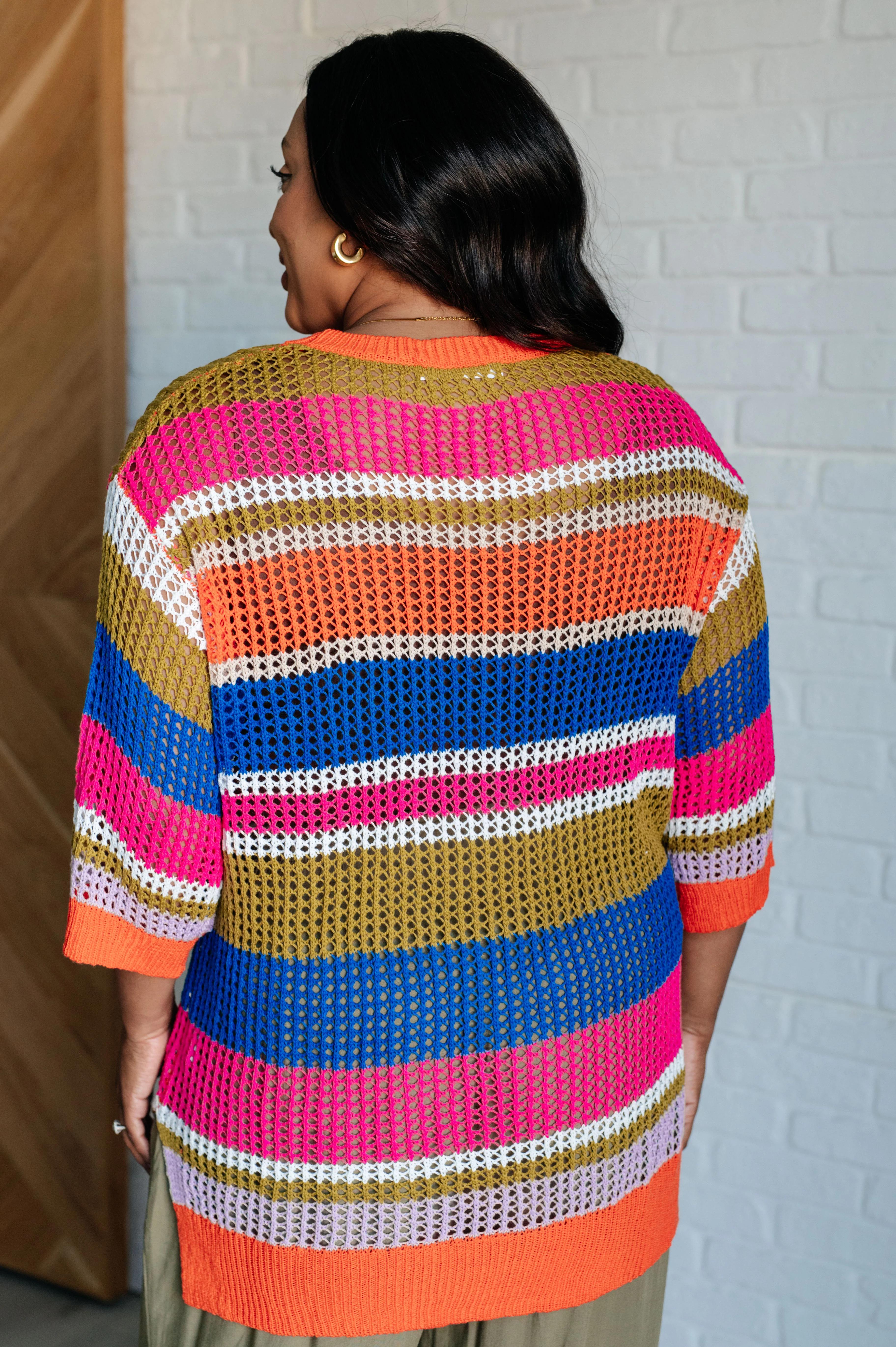 Deep Thoughts Striped Loose Knit Top - 8/21/2025 - Image 12