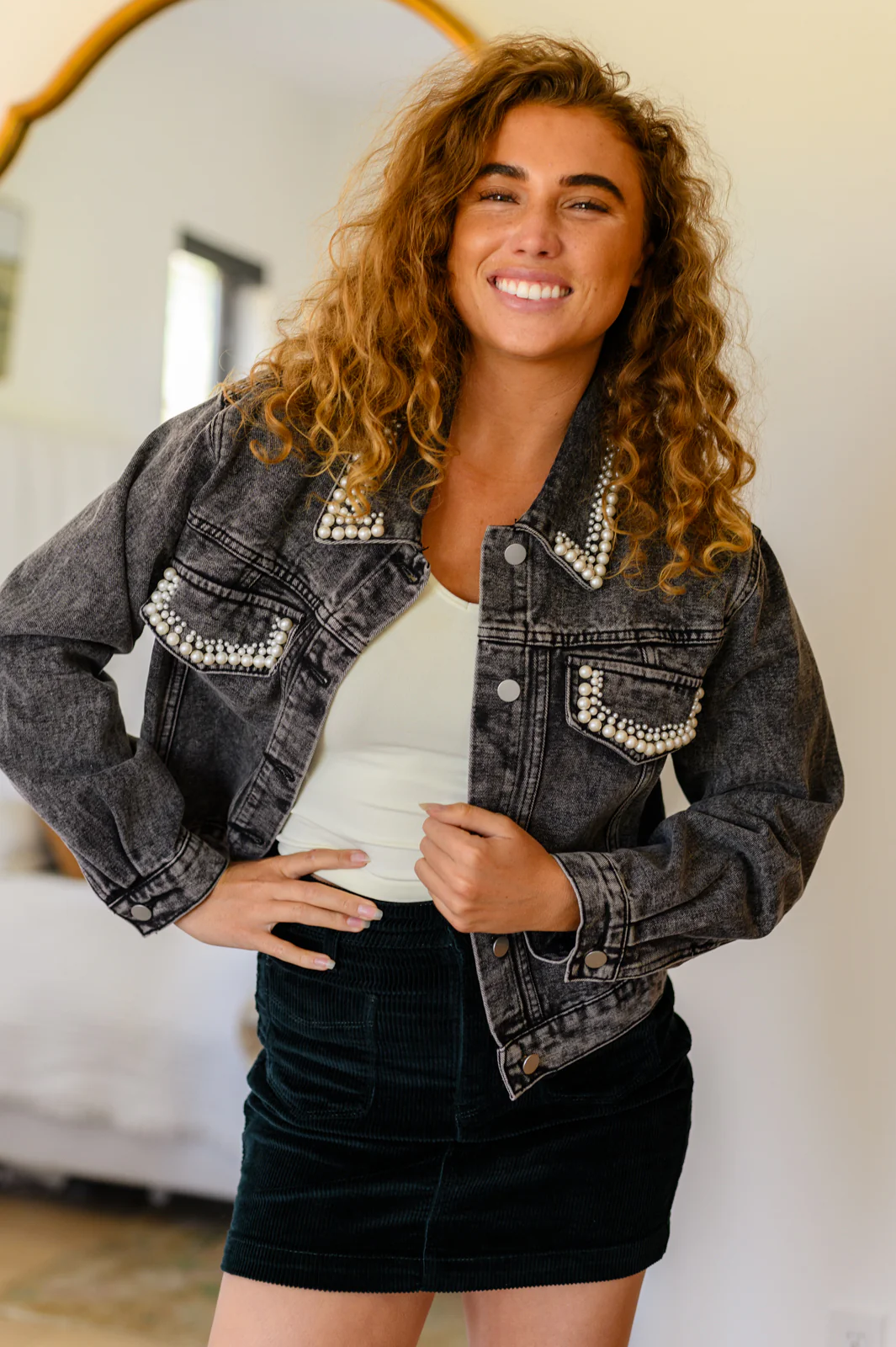 Denim And Pearls Denim Jacket - 9/21/2023 - Image 7