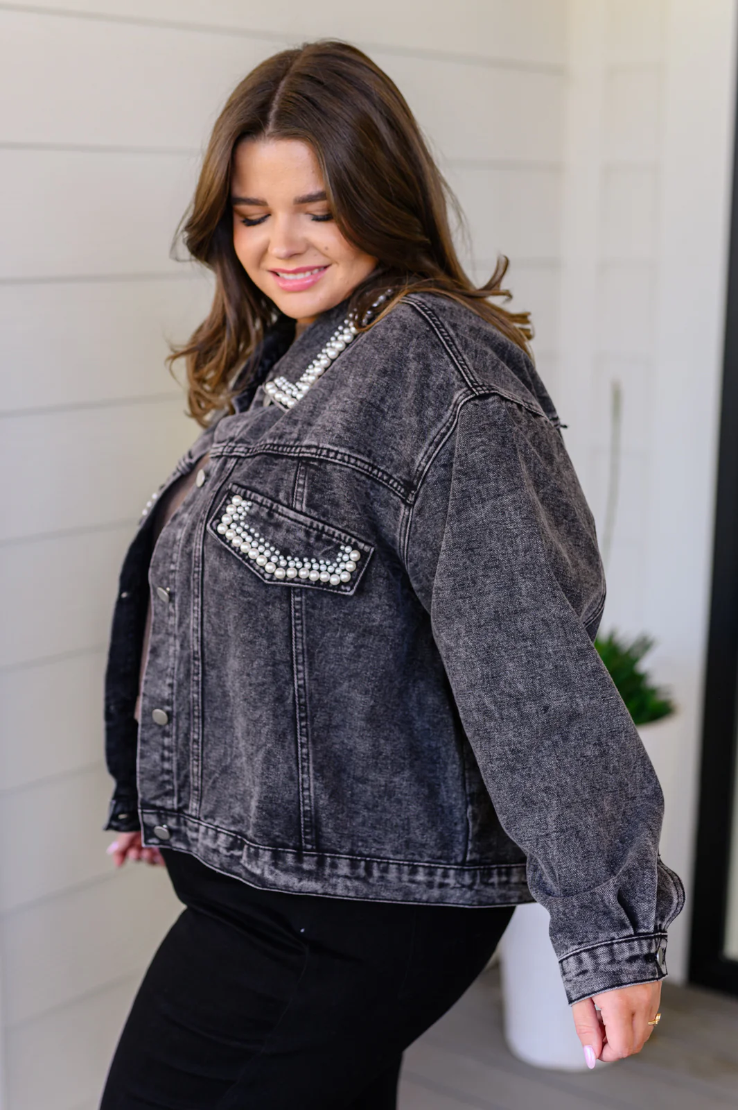 Denim And Pearls Denim Jacket - 9/21/2023 - Image 8