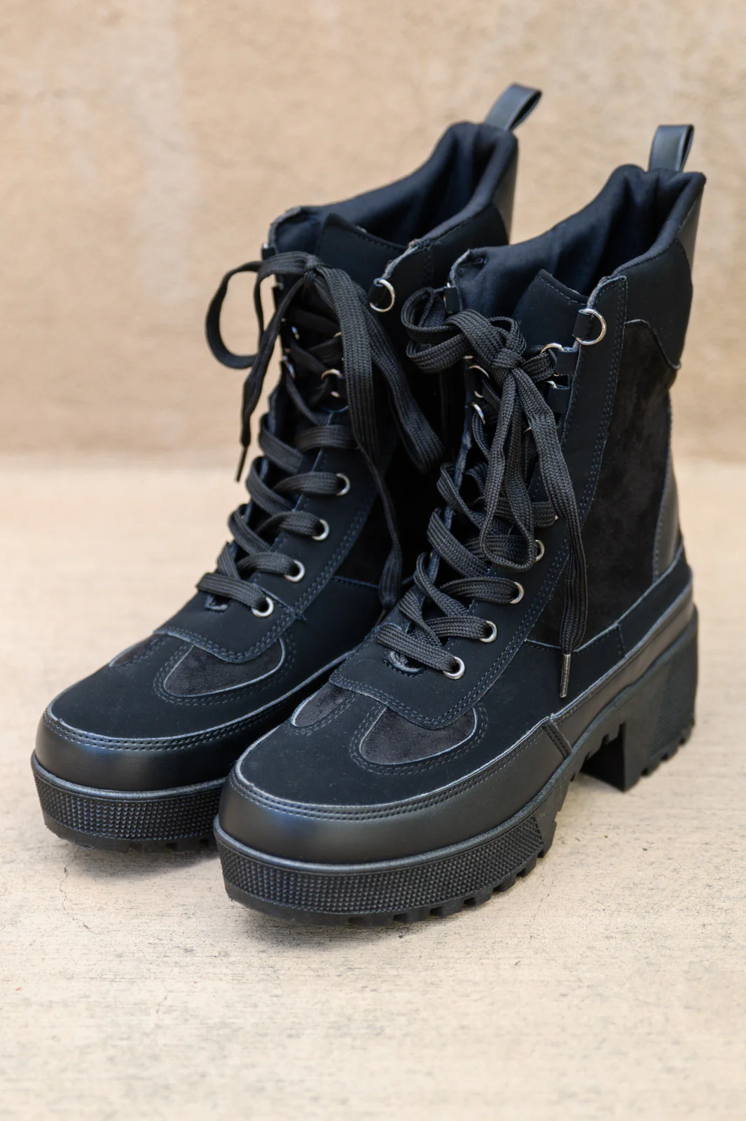 Desert Nights Lace Up Boots In Black - 10/20/2022 - Image 3