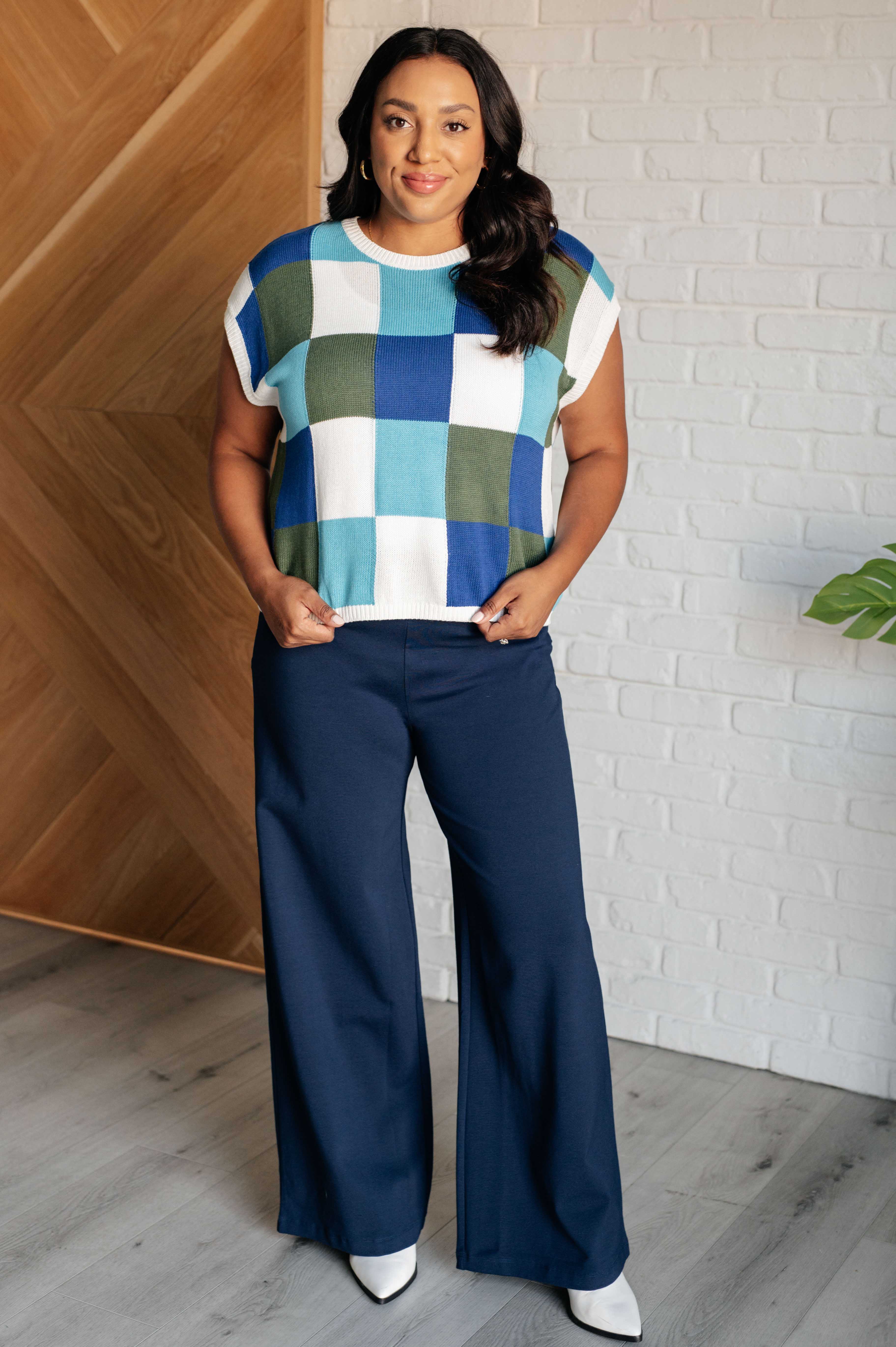 Disco Darling Checkered Sleeveless Sweater - 5/29/2025 - Image 3