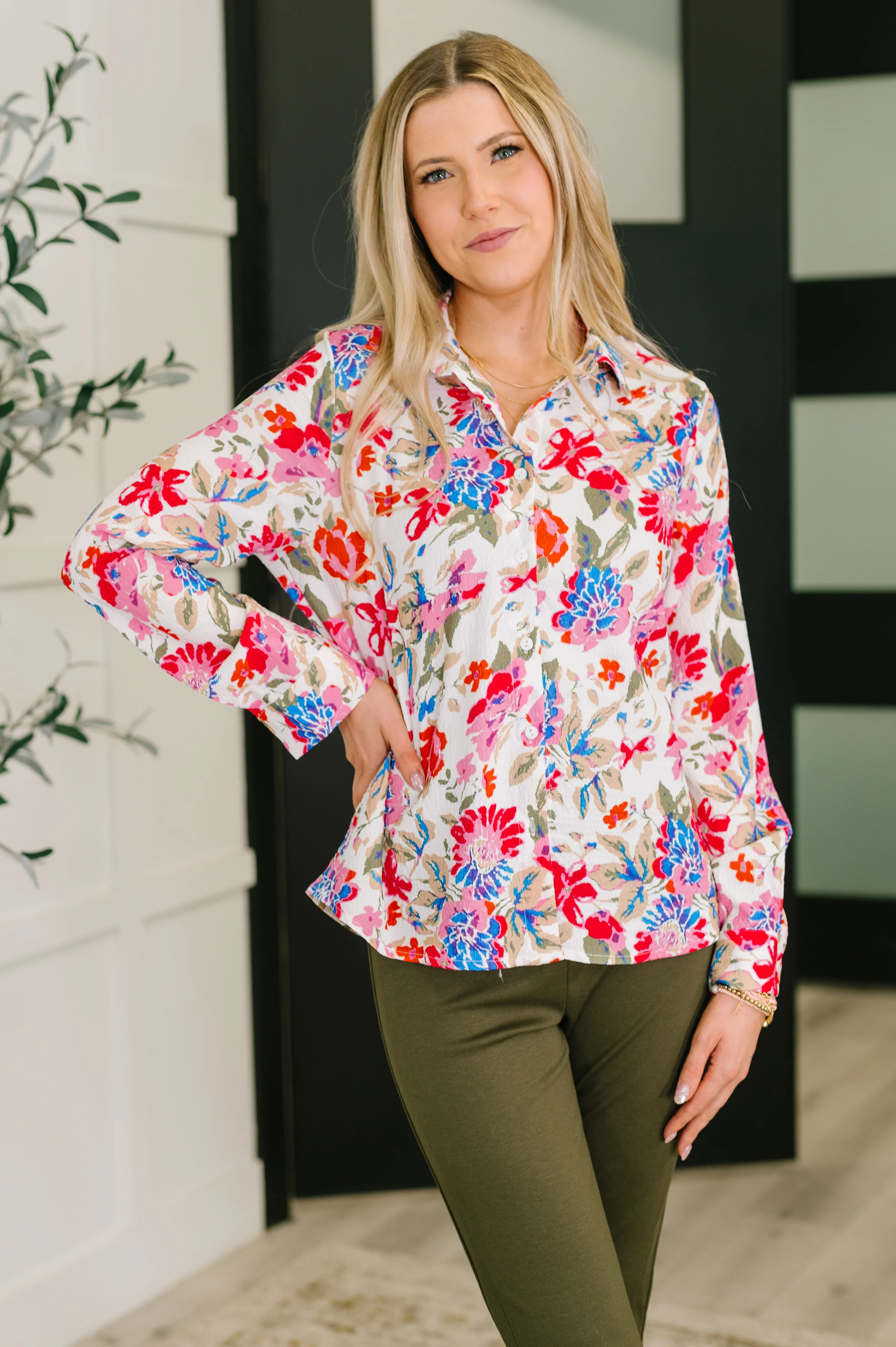 Distinguished Guest Floral Button Down - 9/22/2025