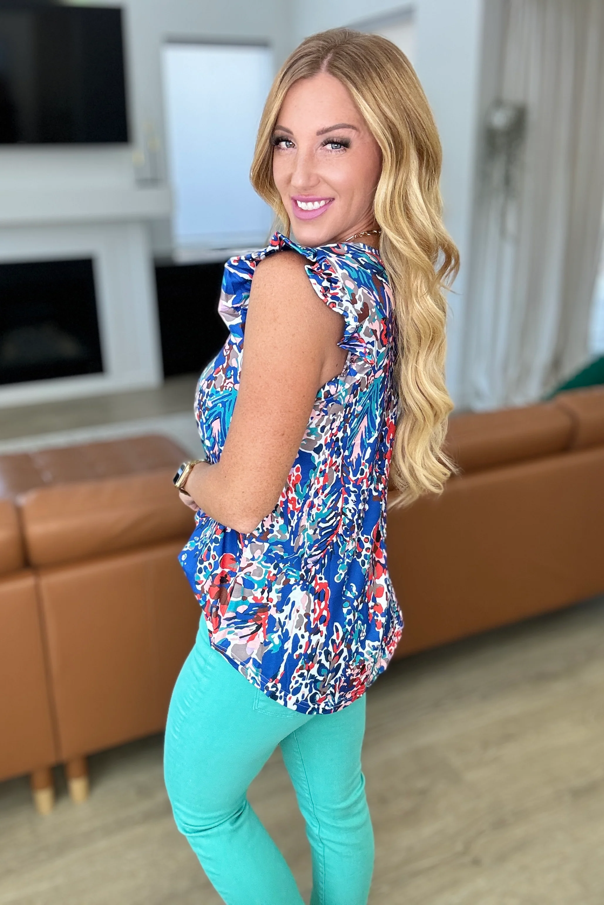 Do More Flutter Sleeve Top - 6/5/2024 - Image 4