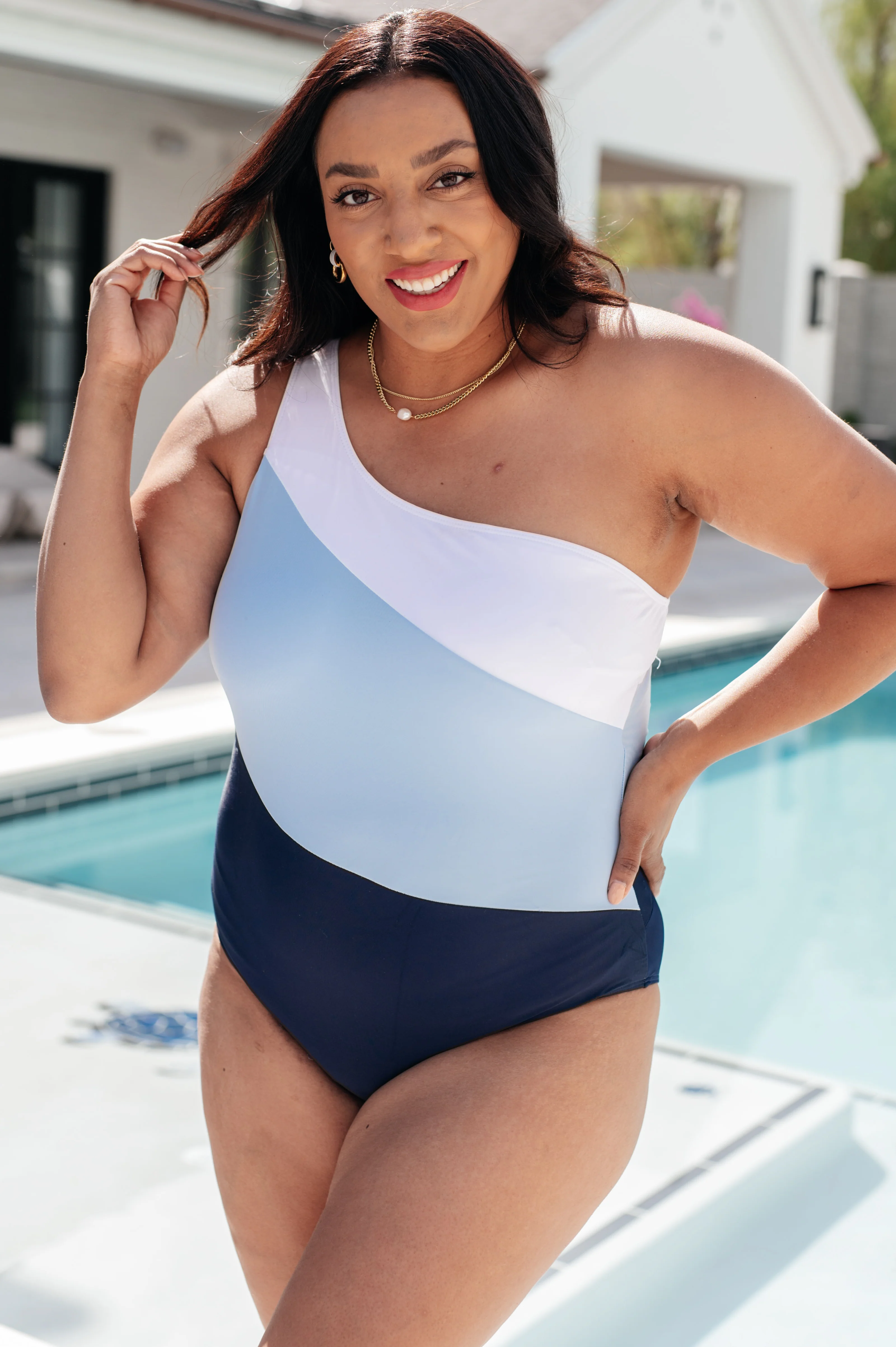 Dominica Color Block Asymmetrical Swimsuit - 3/19/2026 - Image 5