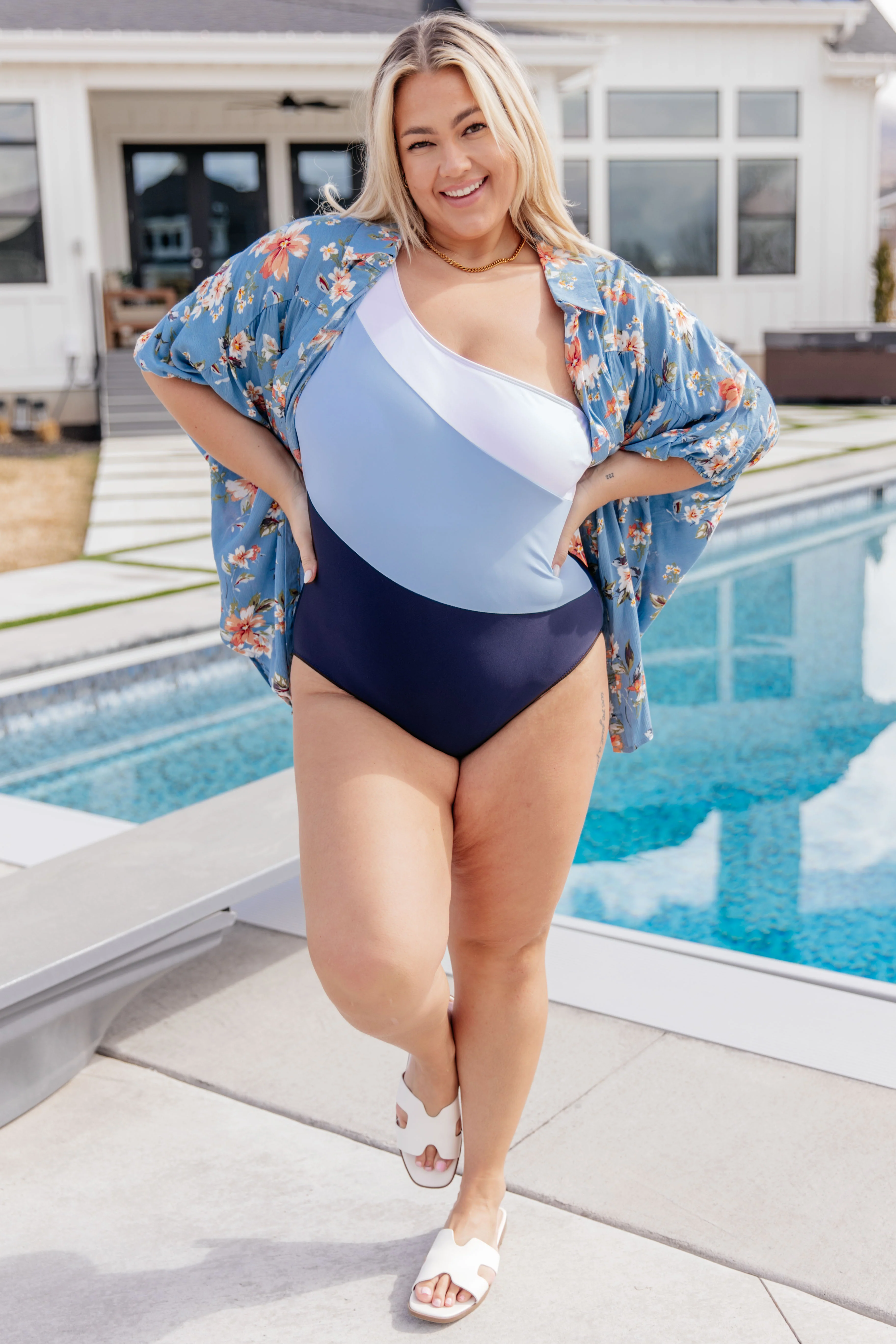 Dominica Color Block Asymmetrical Swimsuit - 3/19/2026 - Image 8