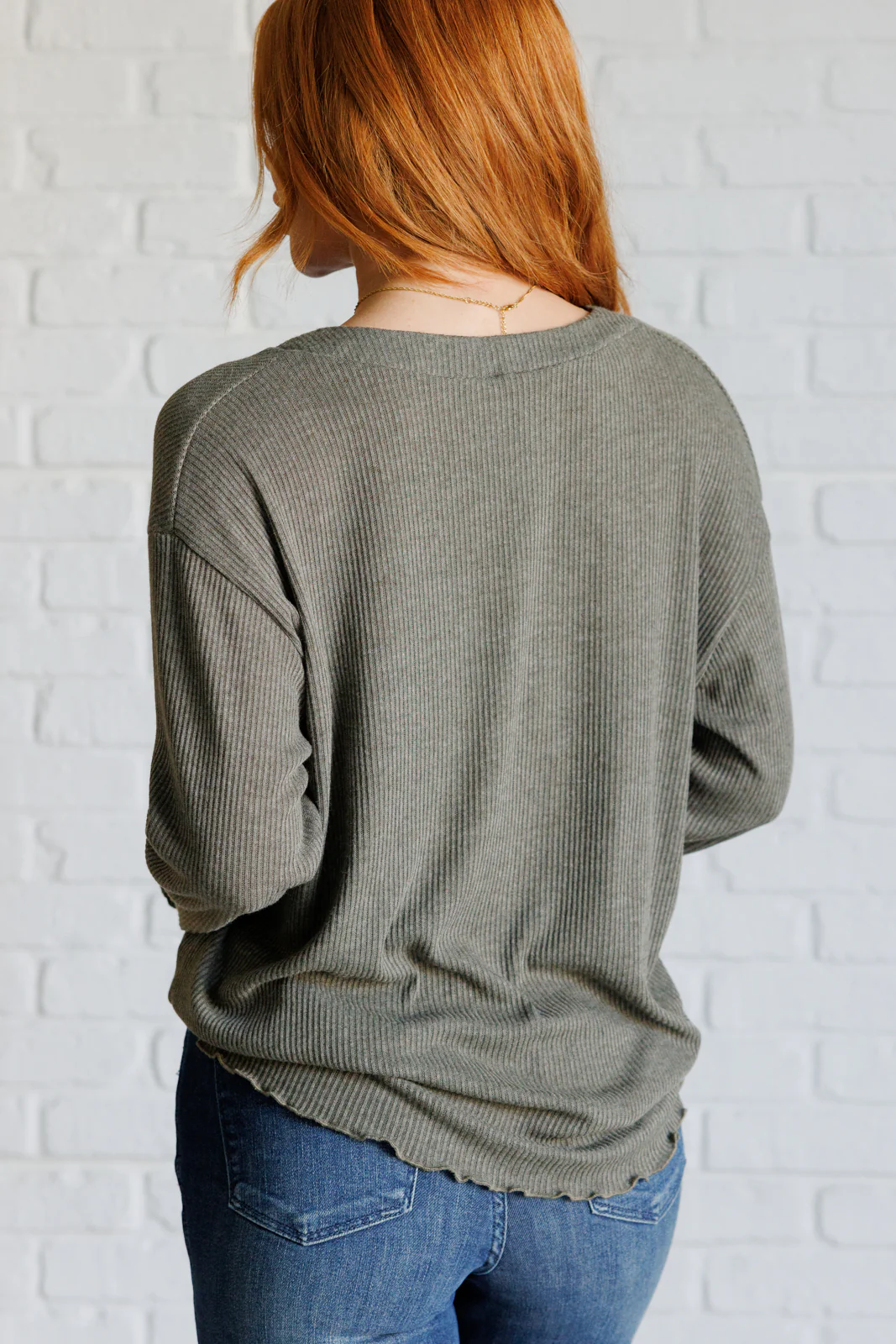 Don't Be Careless Ribbed Knit Top - 10/16/2025 - Image 7