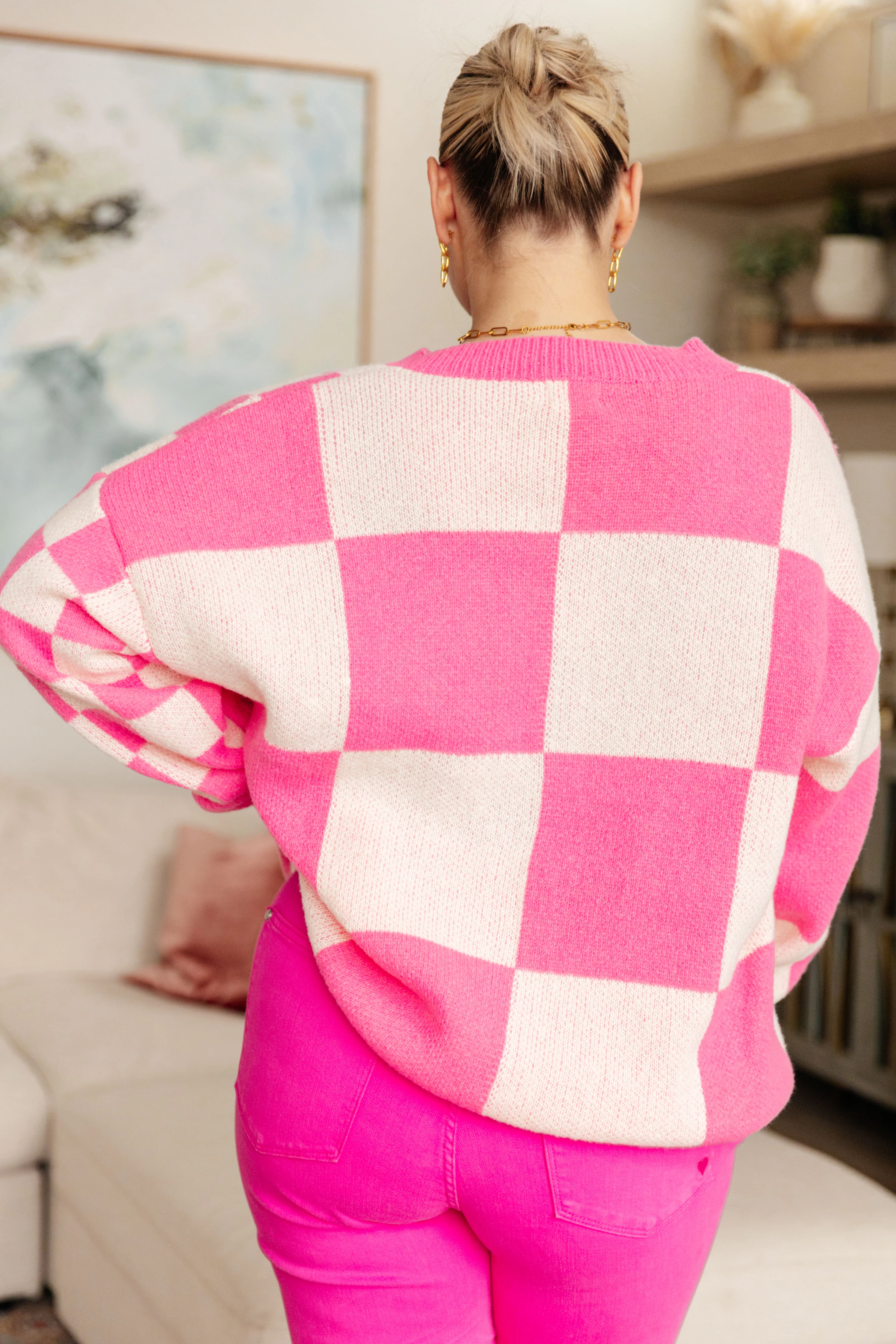Don't Stop Me Now Checkered Cardigan - 2/16/2024 - Image 8