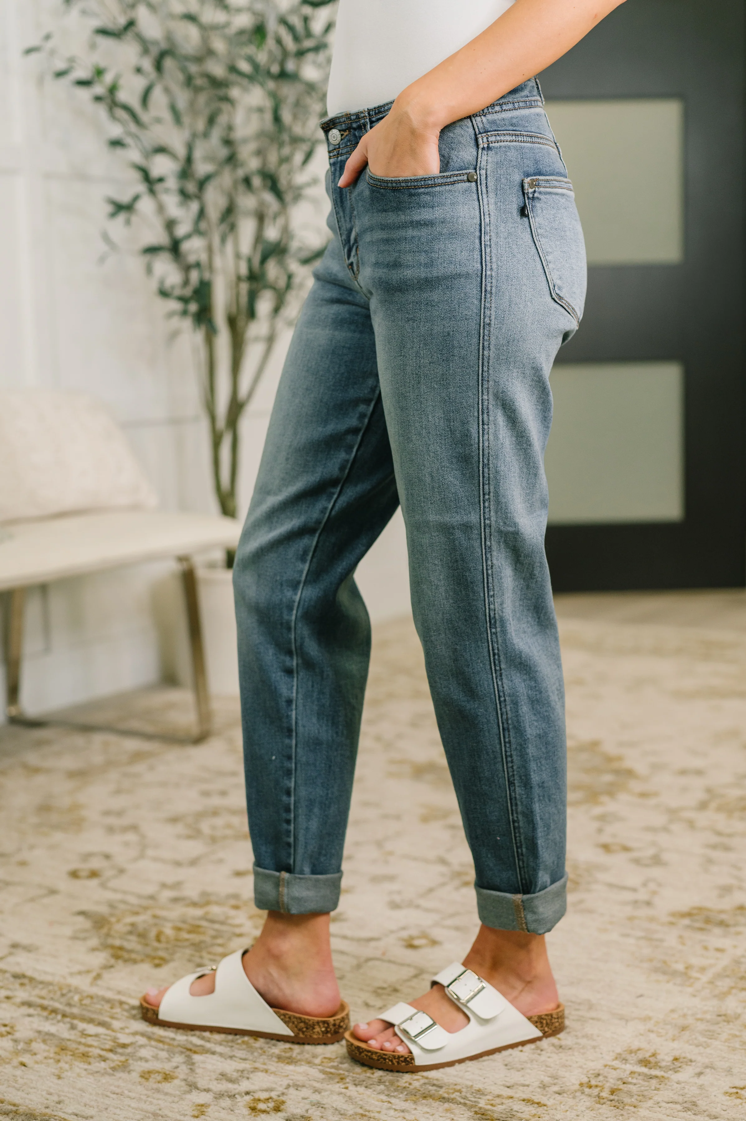 Doris Mid Rise Boyfriend with Adjustable Back Tab + Hollywood WB - 4/29/2026 NEW - Image 4