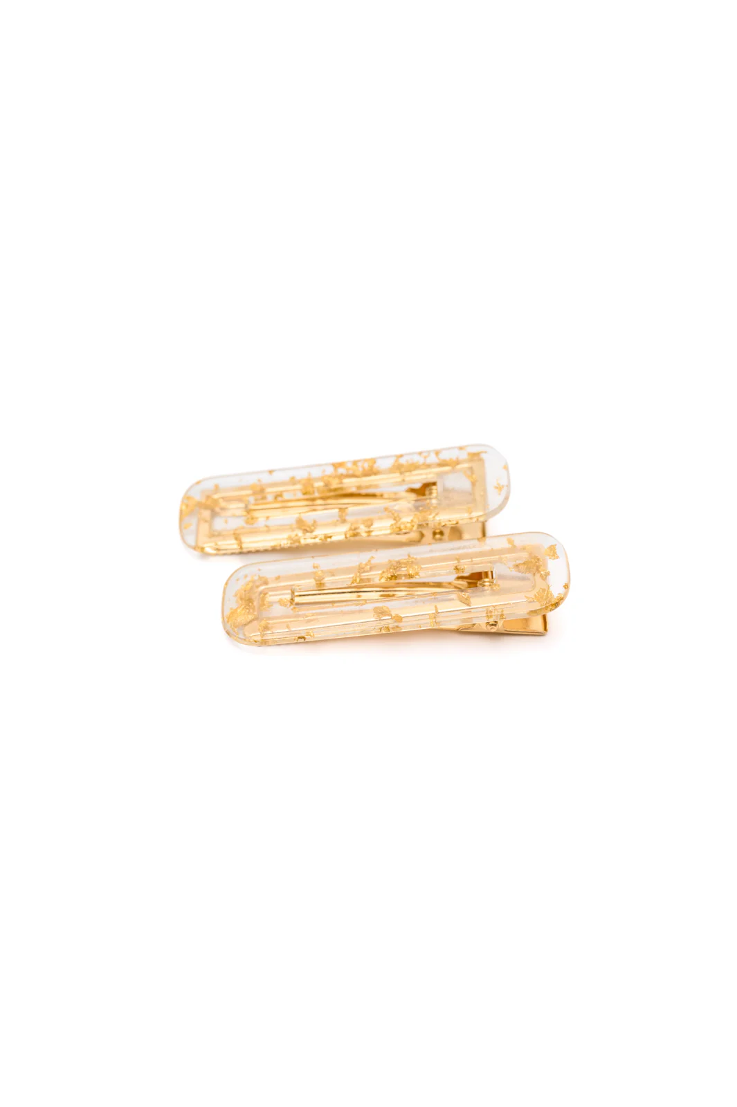 Double Trouble 2 Pack Hair Clip in Gold Leaf - 8/14/2023 - Image 4