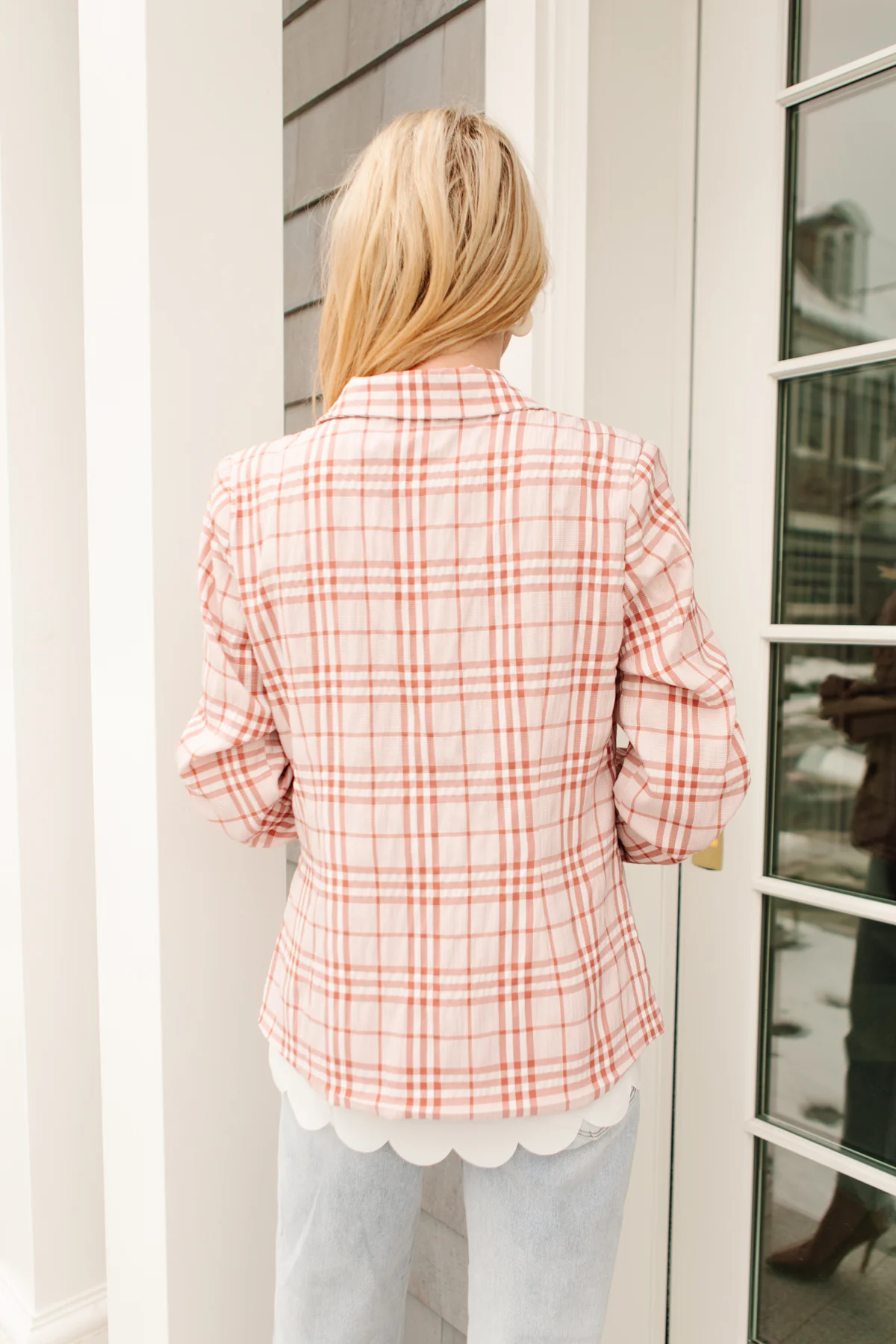 Dressed in Plaid Blazer In Pink - 5/5/2022 - Image 10