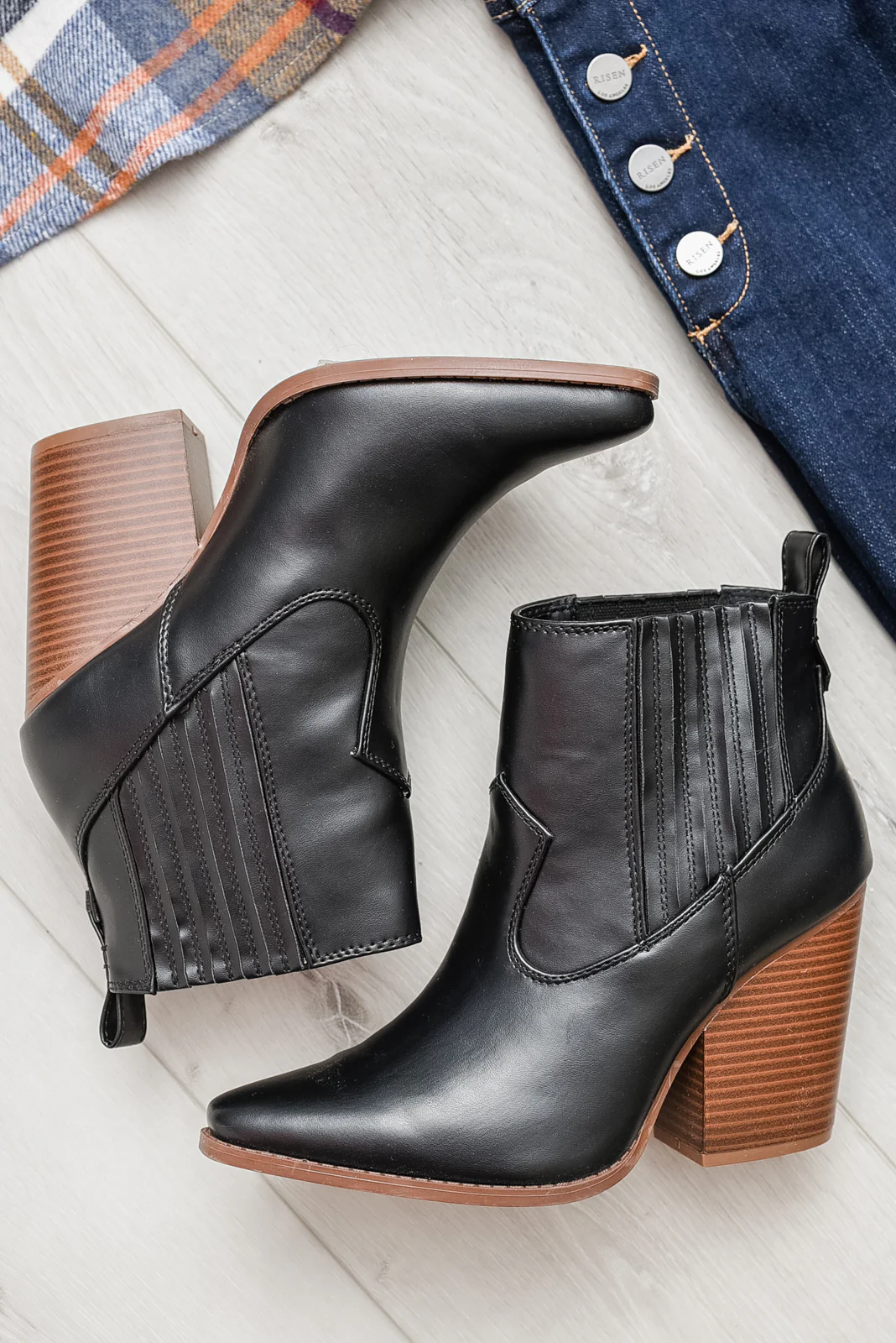 Easy As That Ankle Boots In Black - 8/23/2022 - Image 2