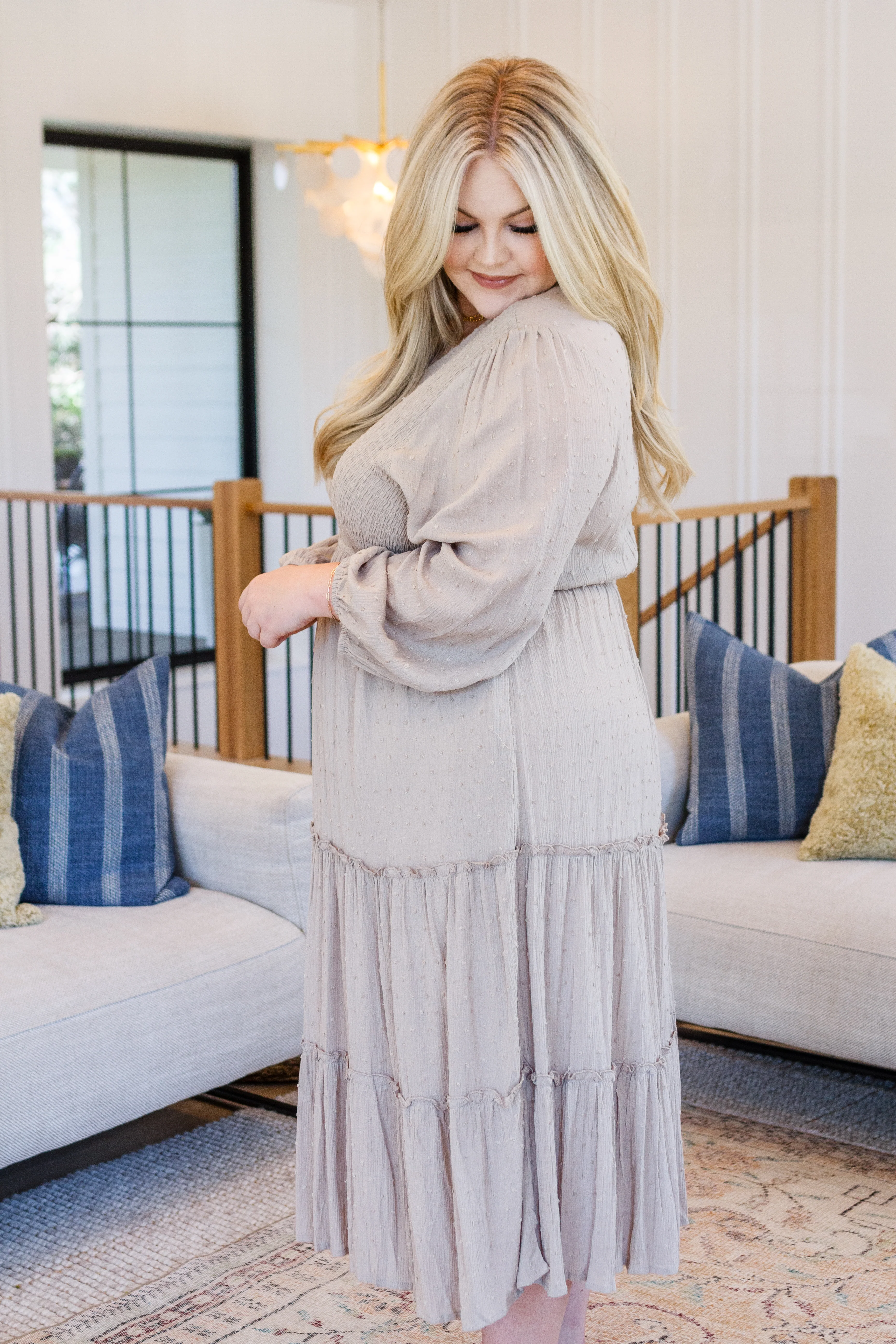 Easy Come, Easy Go Tiered Midi Dress - 8/11/2023 - Image 4