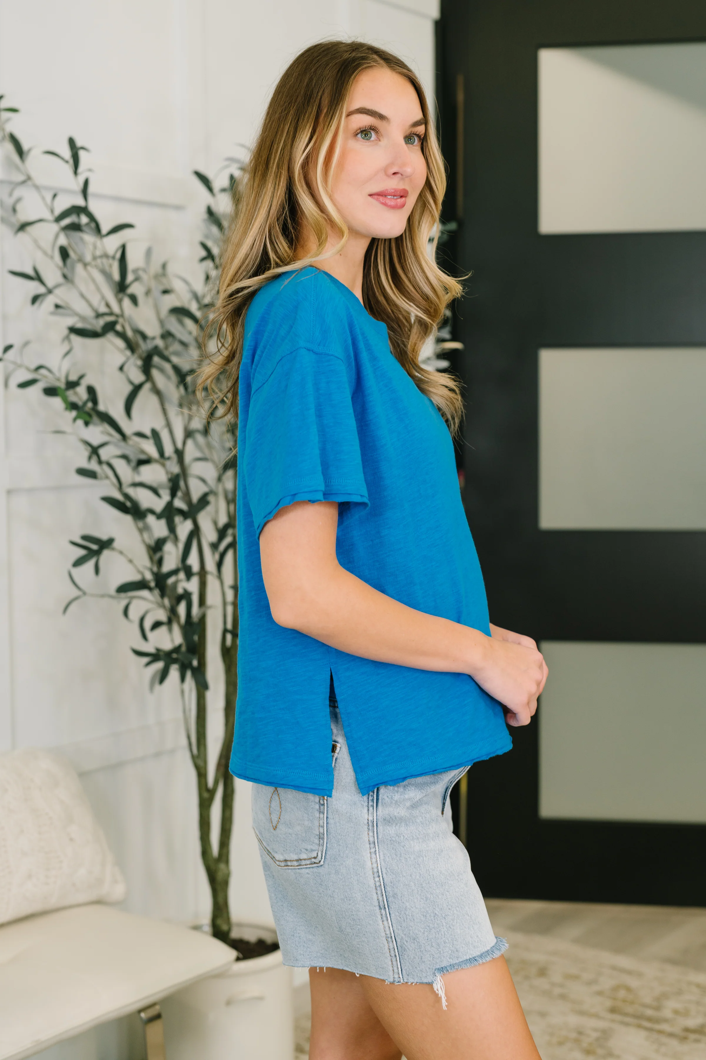 Effortless Edit Boxy Tee in Deep Sky - 4/22/2026 - Image 4