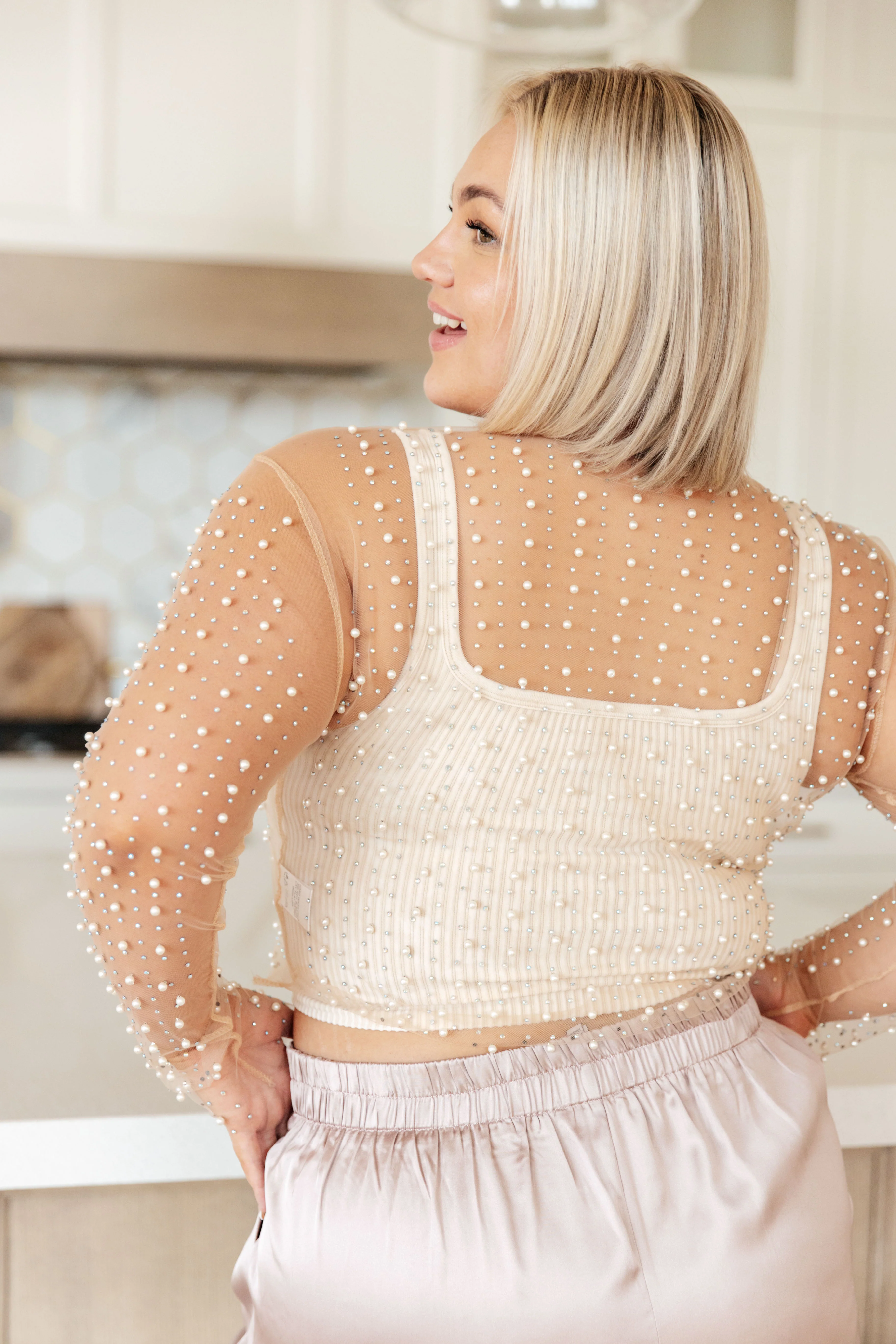 Effortless Reversible Mineral Wash Ribbed Tank in Sand Beige - 1/16/2024 - Image 5