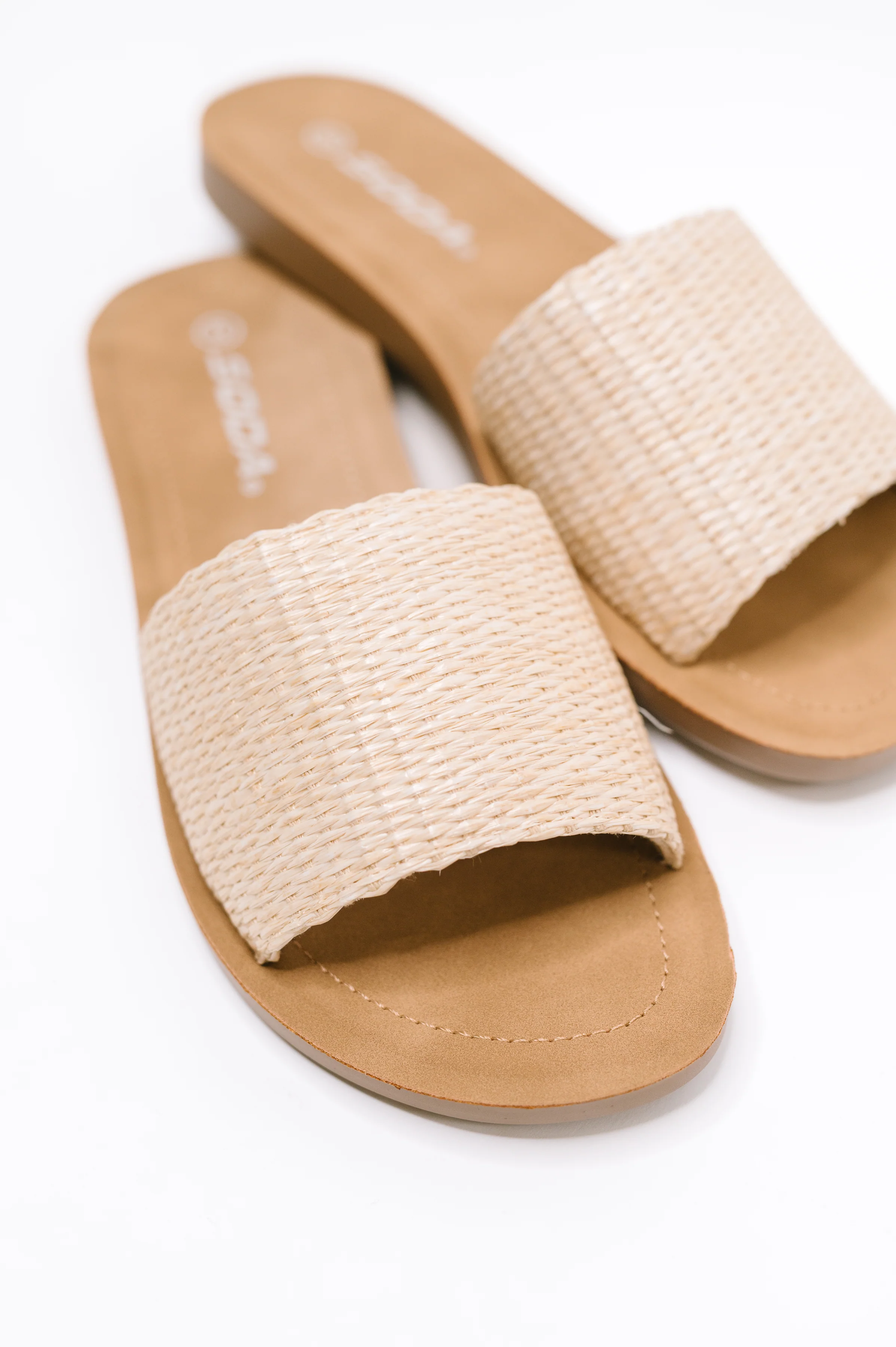 Efron Raffia Woven Slip On Sandal in Bone - 7/21/2026 - Image 4