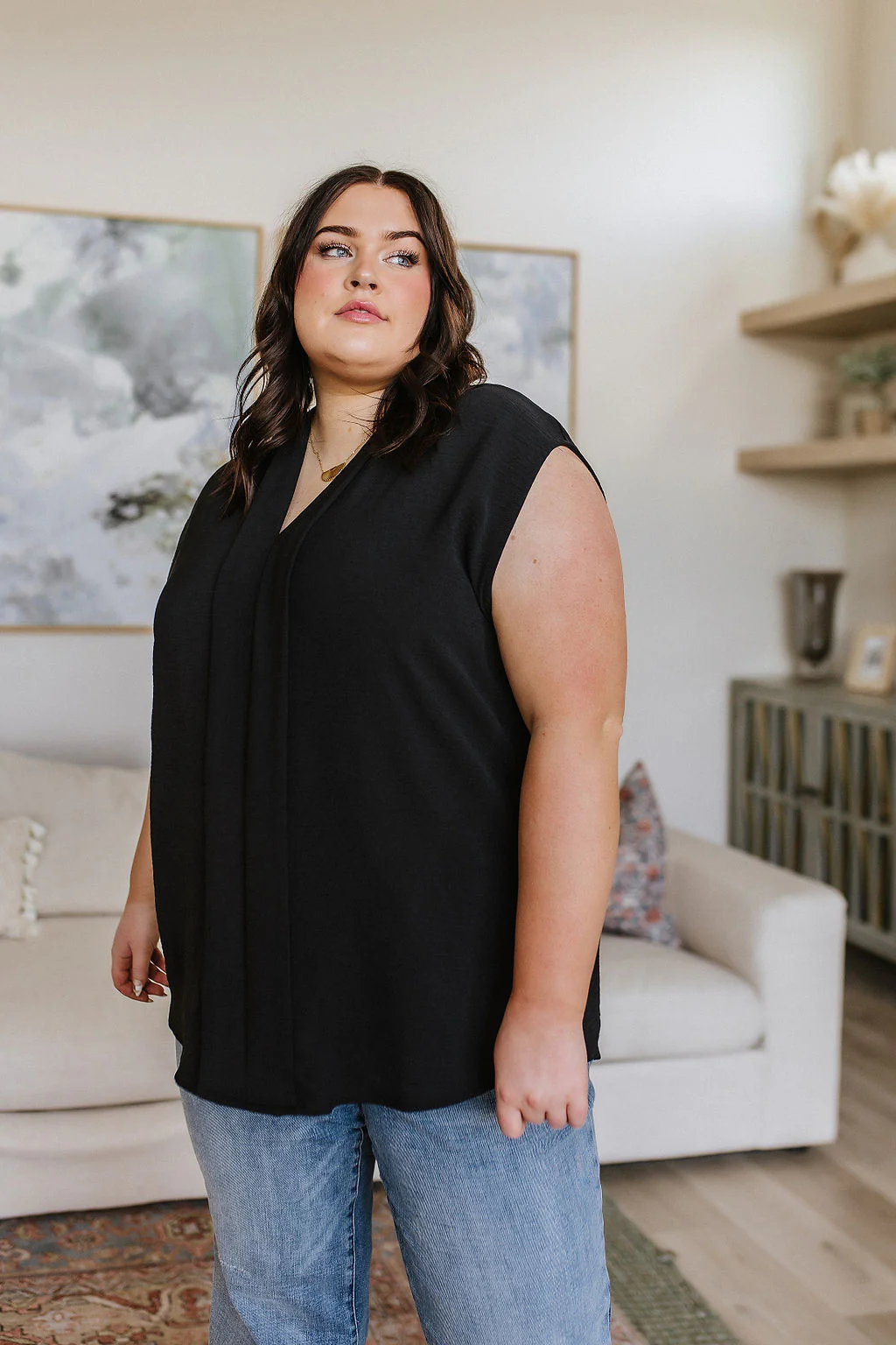 Elevate Everyday Blouse in Black - 6/15/2023 - Image 14