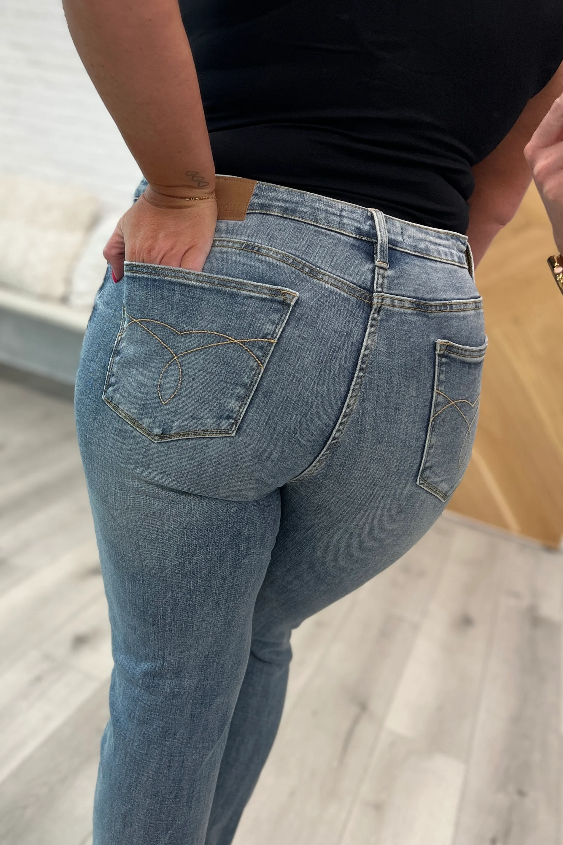 Elodie Mid Rise Distressed Boyfriend Jeans - 6/21/2023 - Image 16