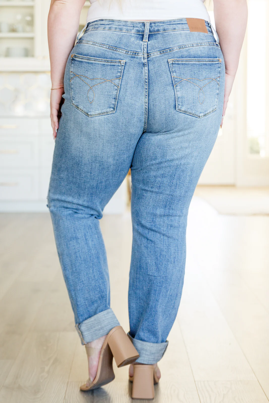 Elodie Mid Rise Distressed Boyfriend Jeans - 6/21/2023 - Image 9