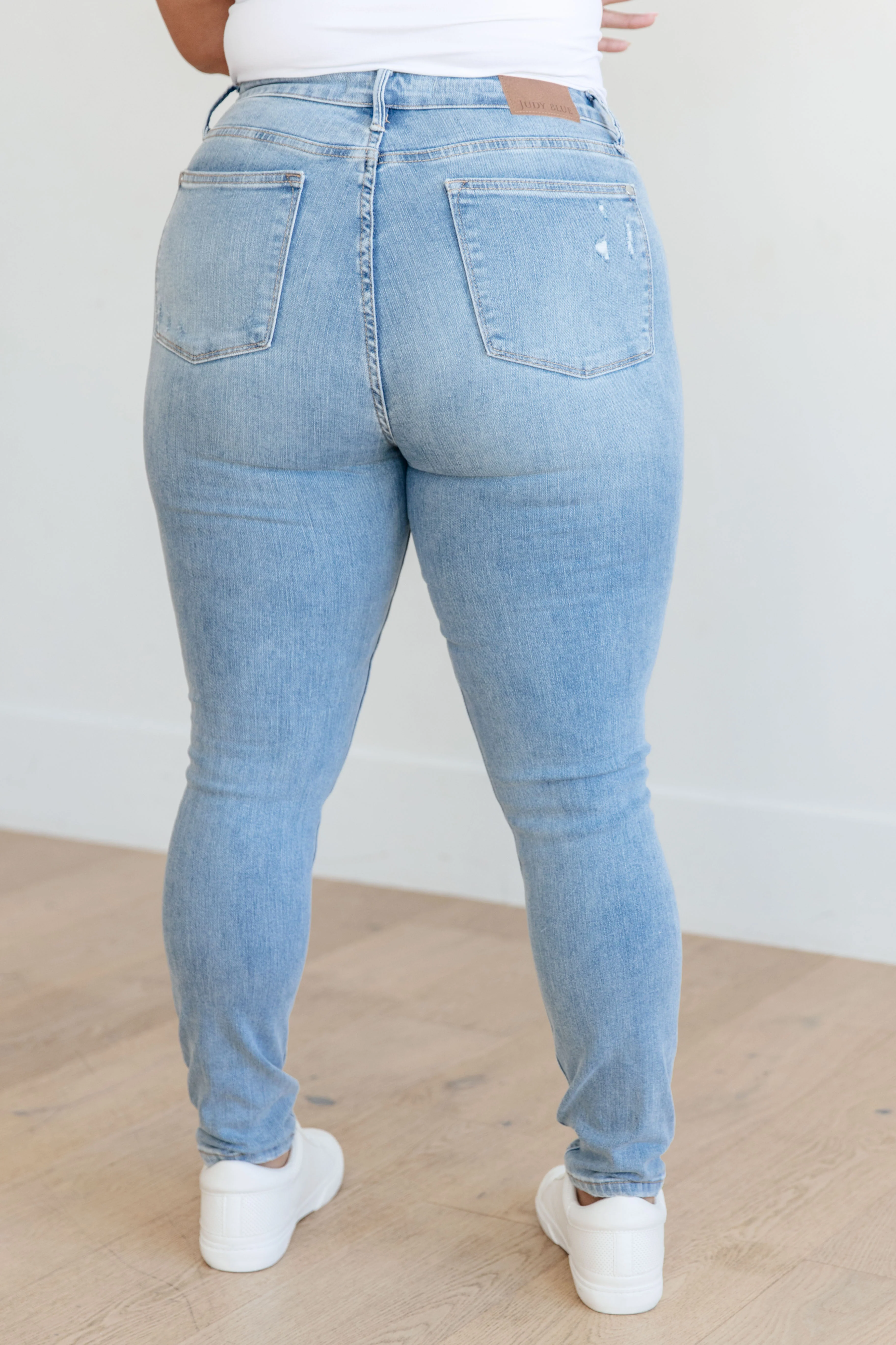 Eloise Mid Rise Control Top Distressed Skinny Jeans - 2/21/2024 - Image 8