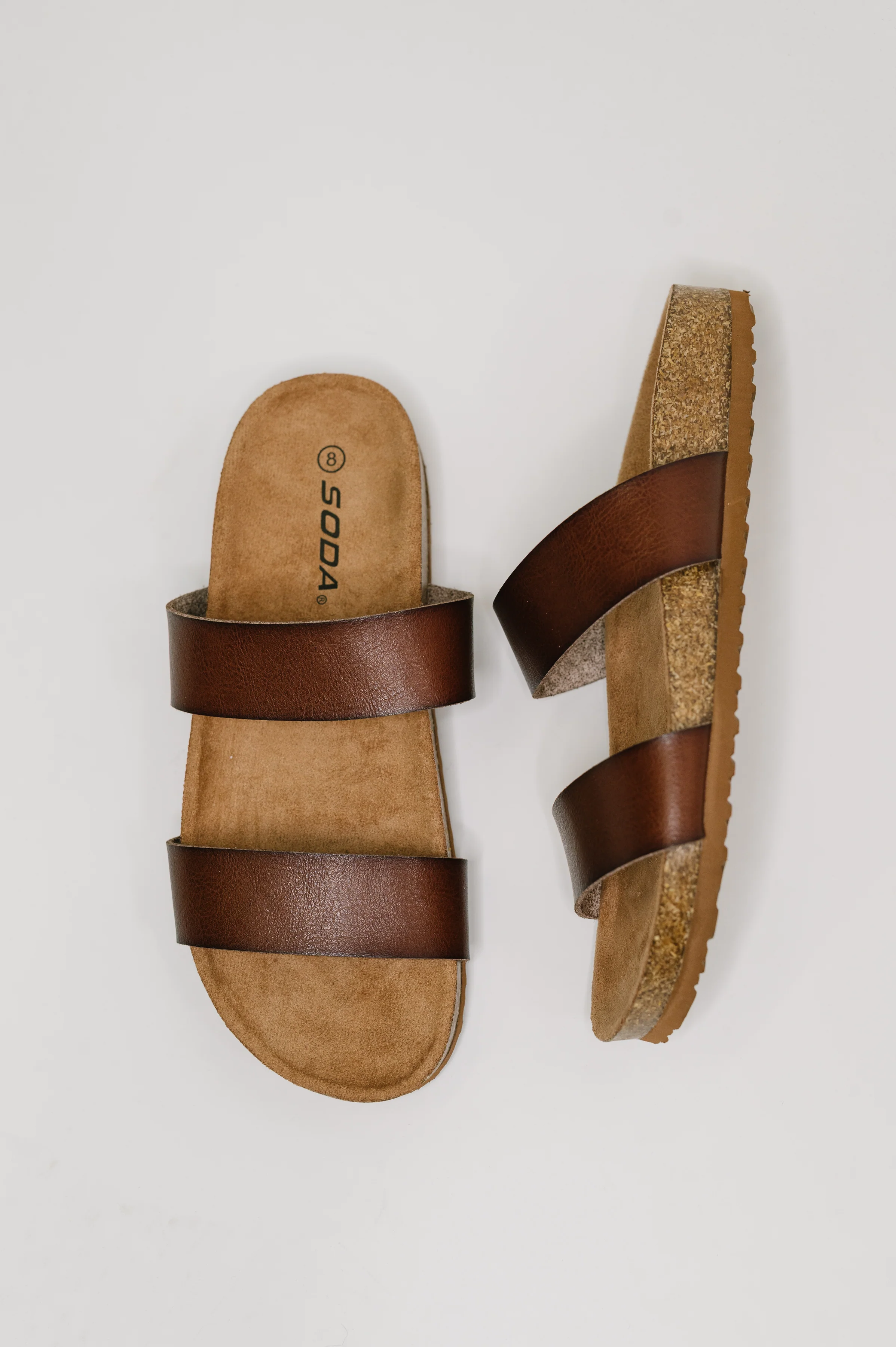 Eulee Round Toe Slip On Sandal in Light Brown - 6/2/2026 NEW - Image 3