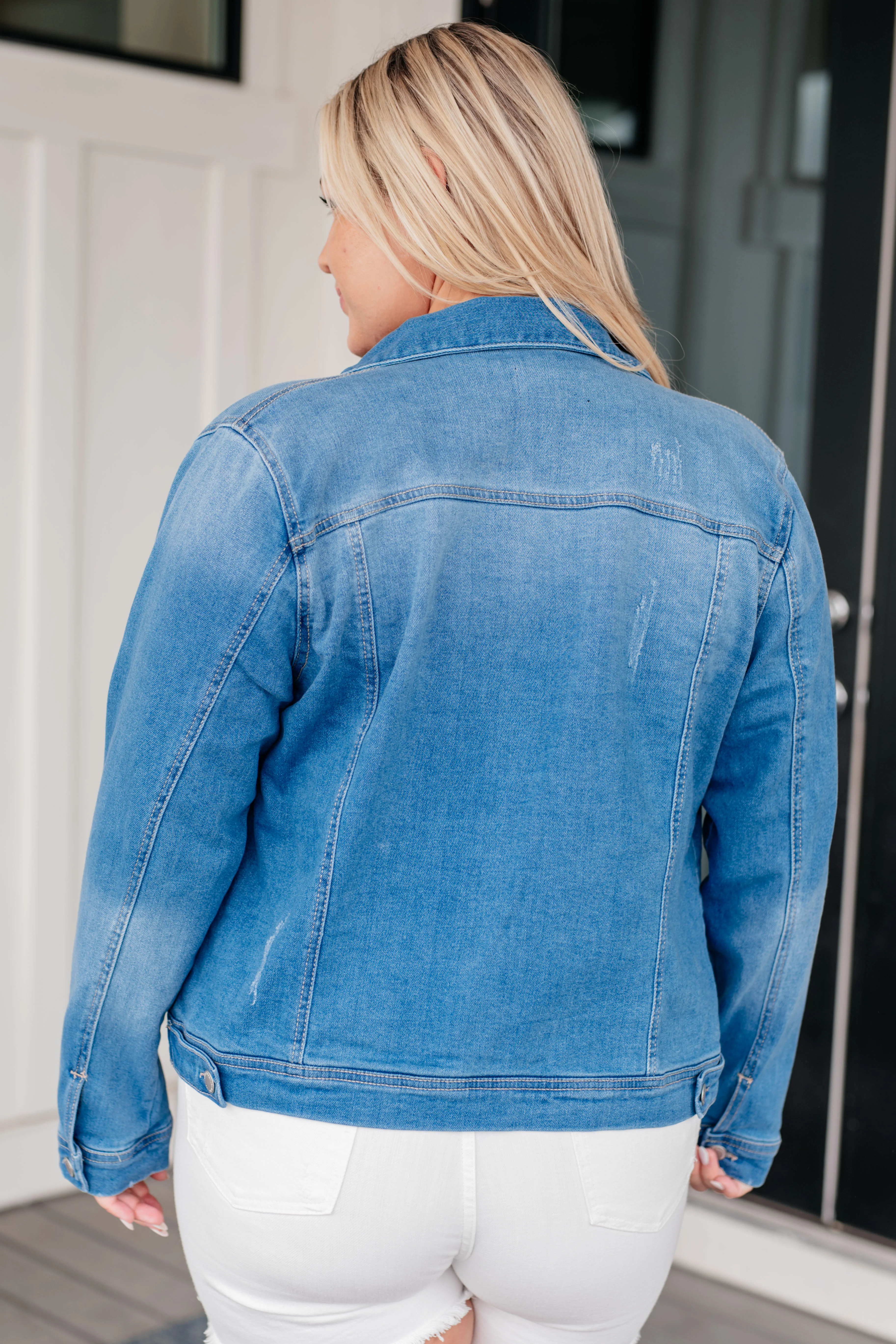 Every Occasion Denim Button Up Jacket - 3/25/2024 - Image 10